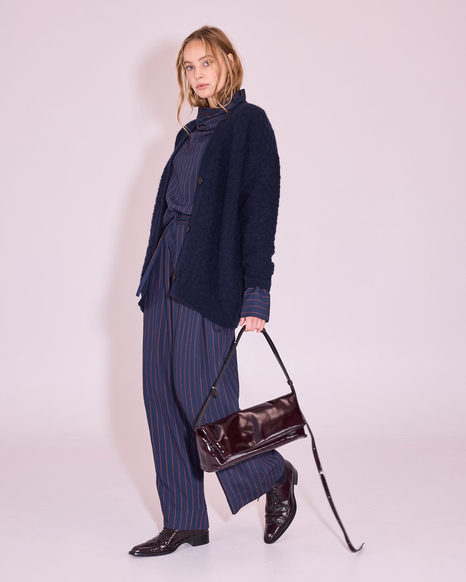 Jasa cardigan in midnight blue