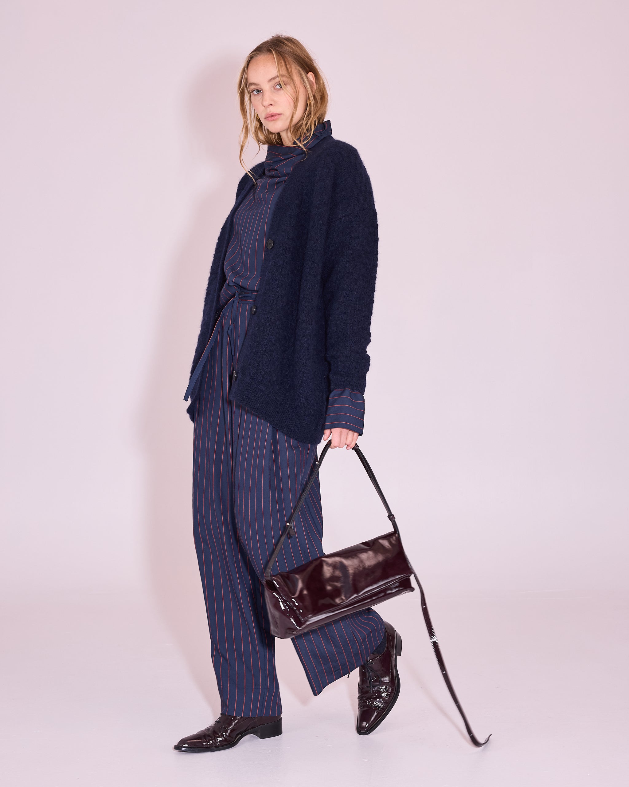 Jasa cardigan in midnight blue