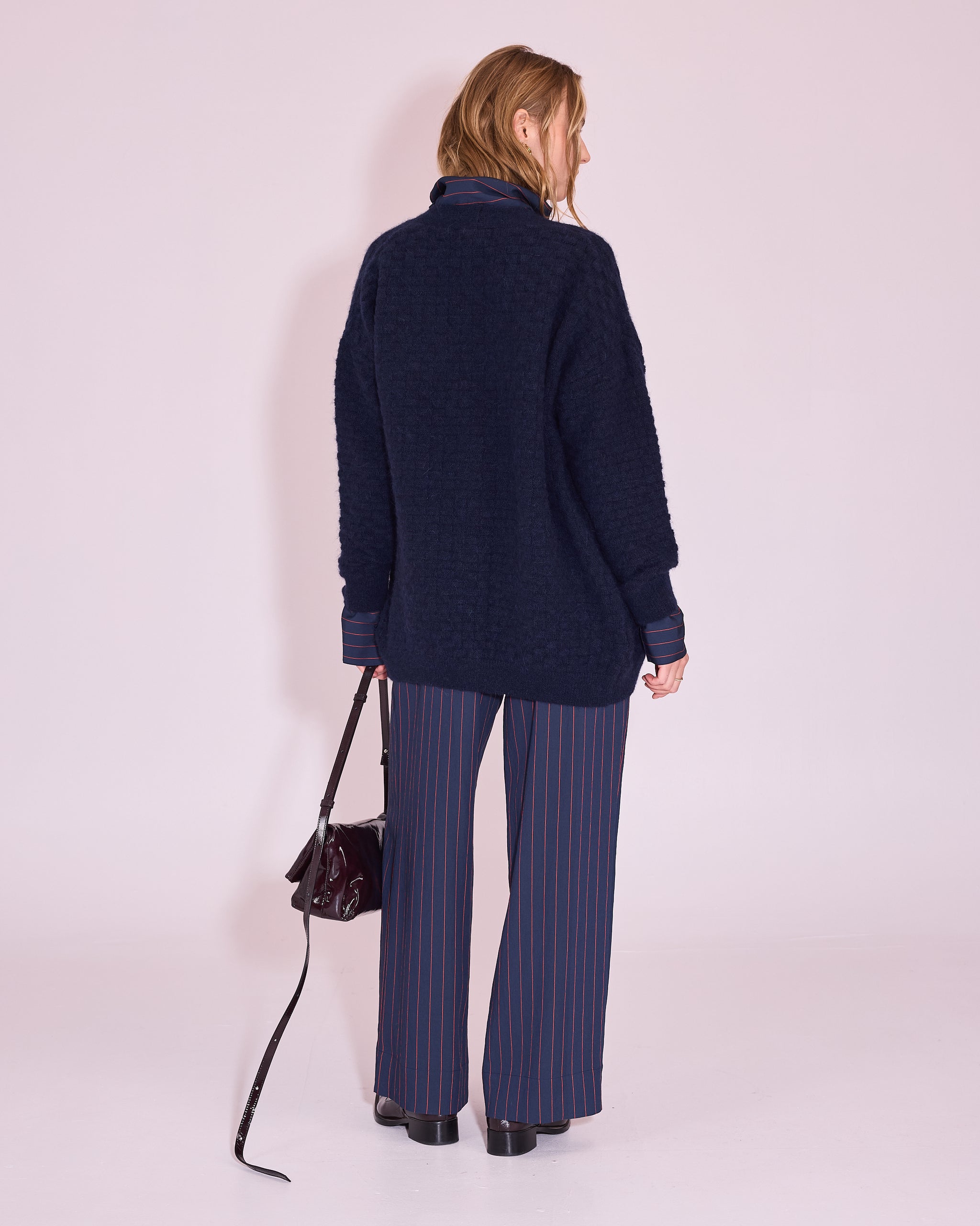 Jasa cardigan in midnight blue