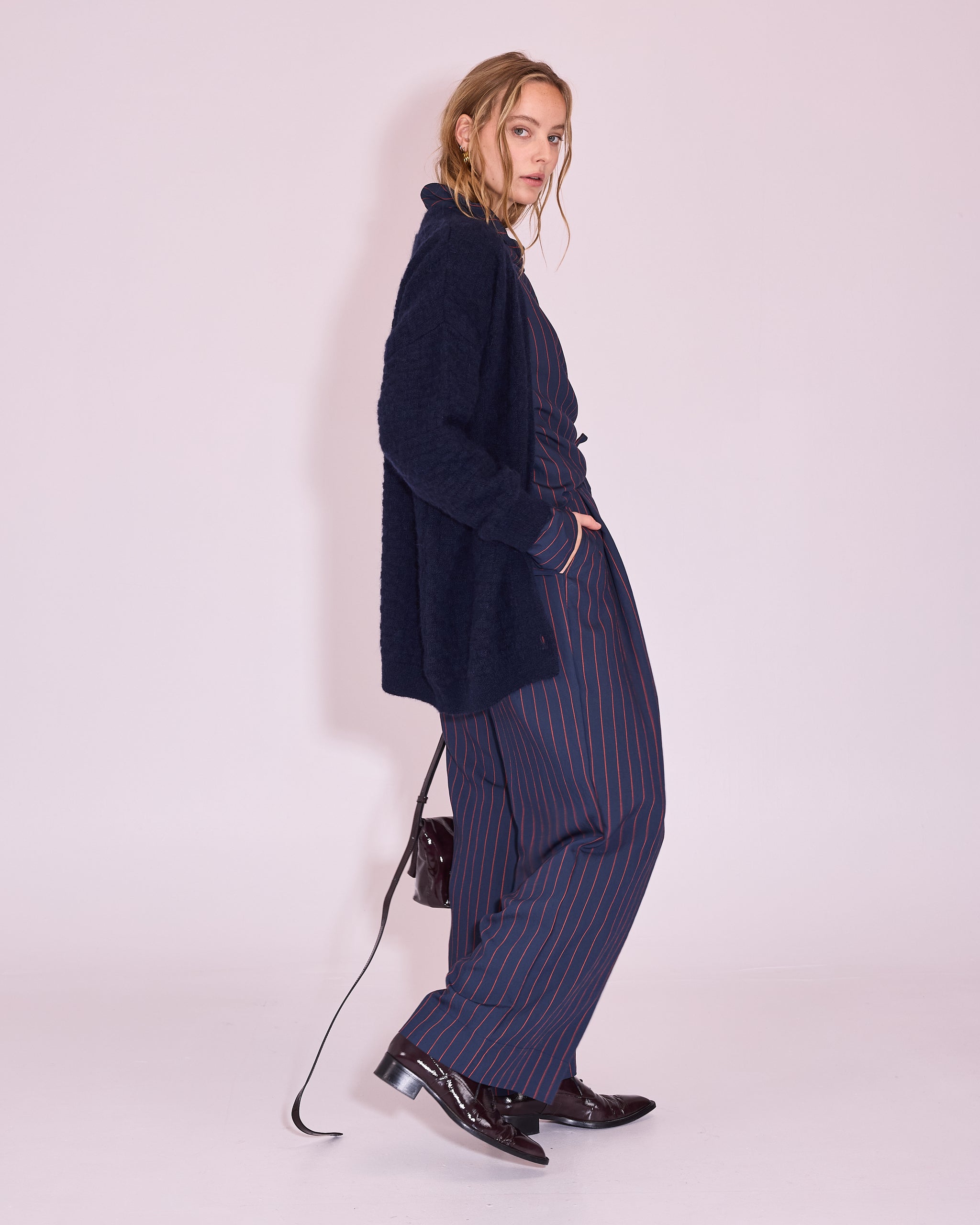 Jasa cardigan in midnight blue