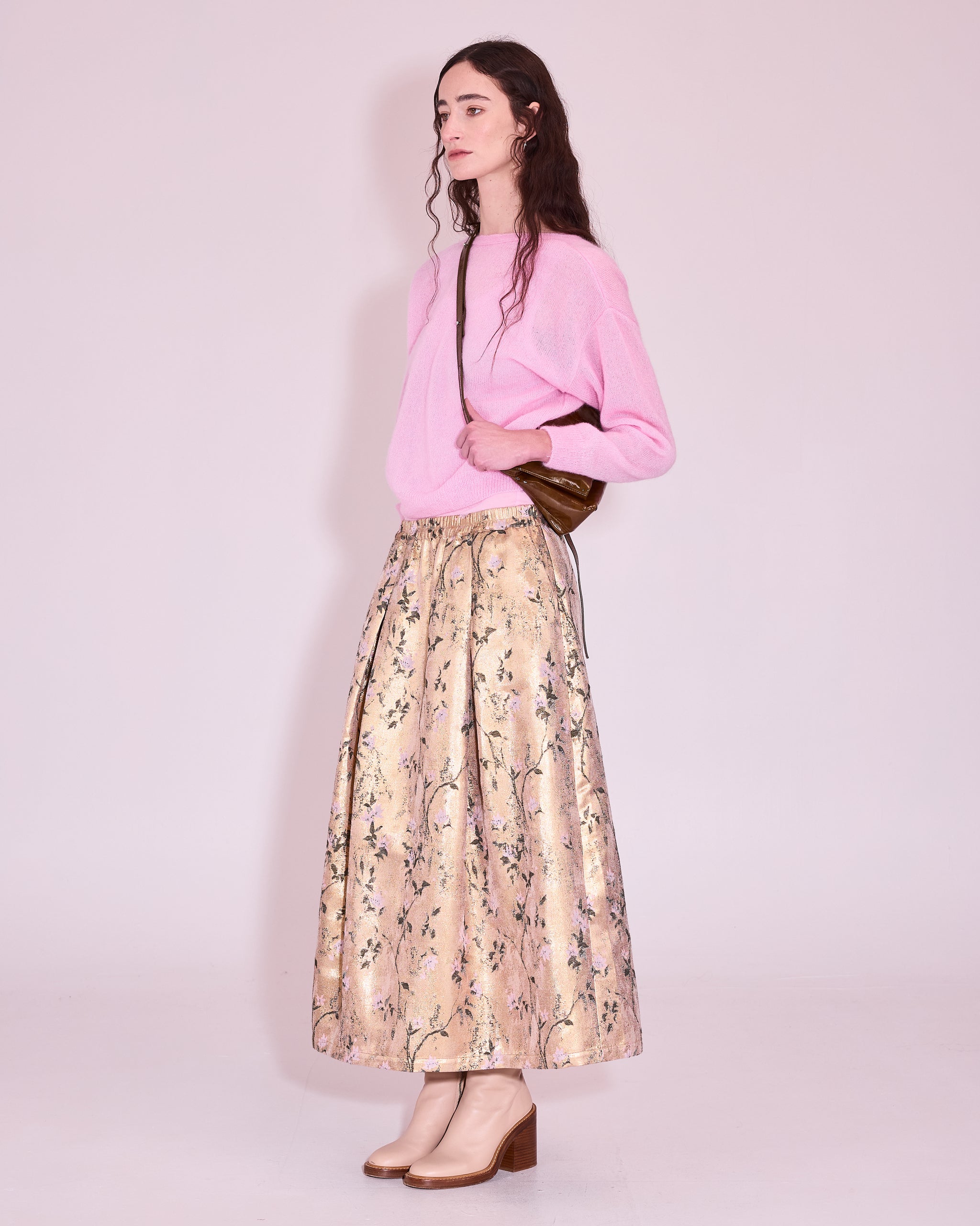 Janabaai overslag trui in soft pink