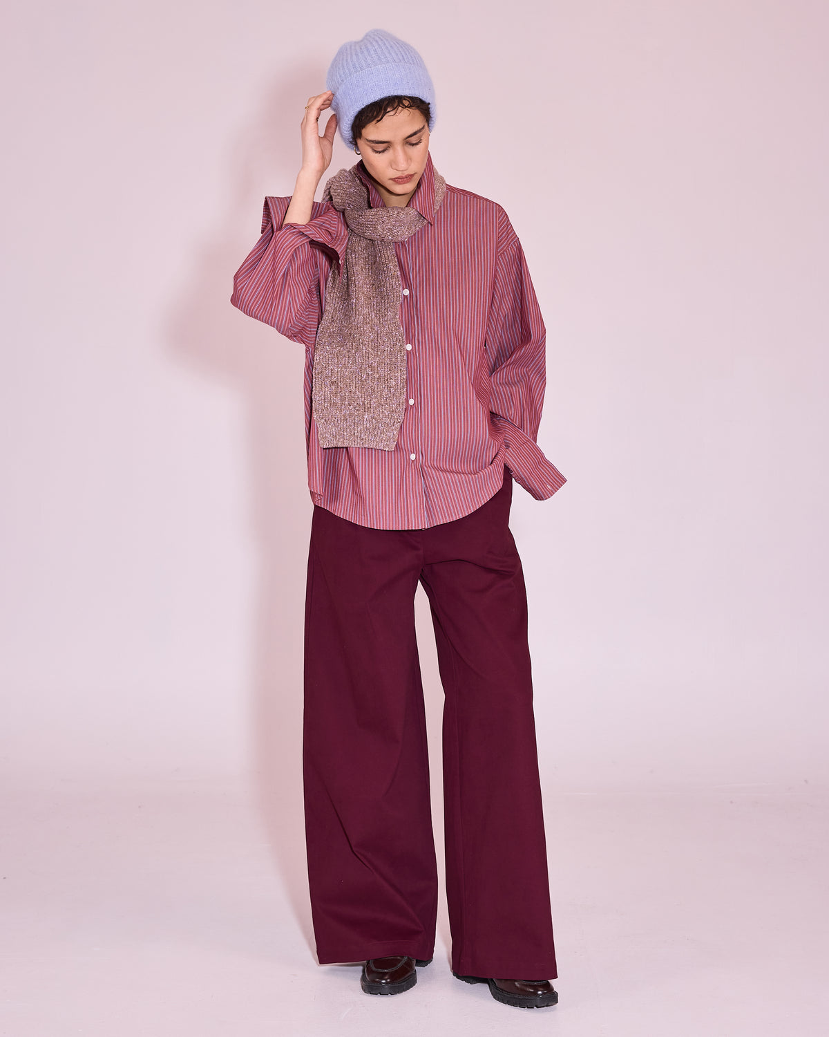 Janella muts in soft lavender