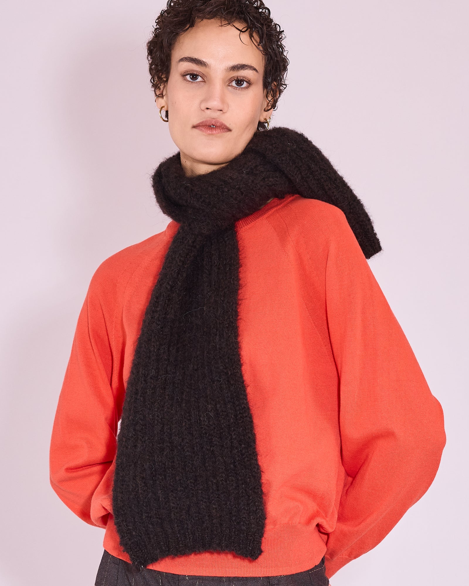 Jambi sjaal in black bean