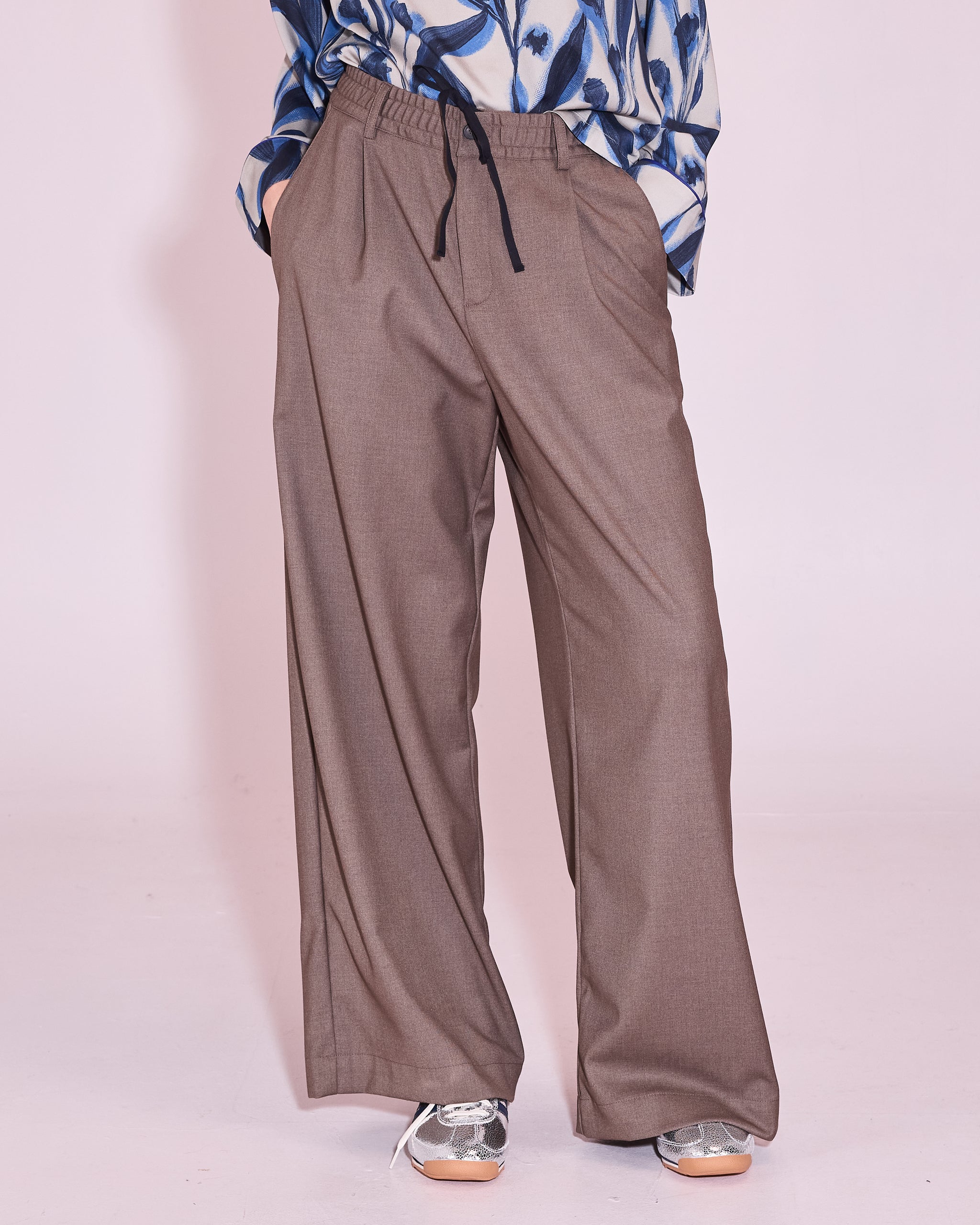 James trousers in taupe melee