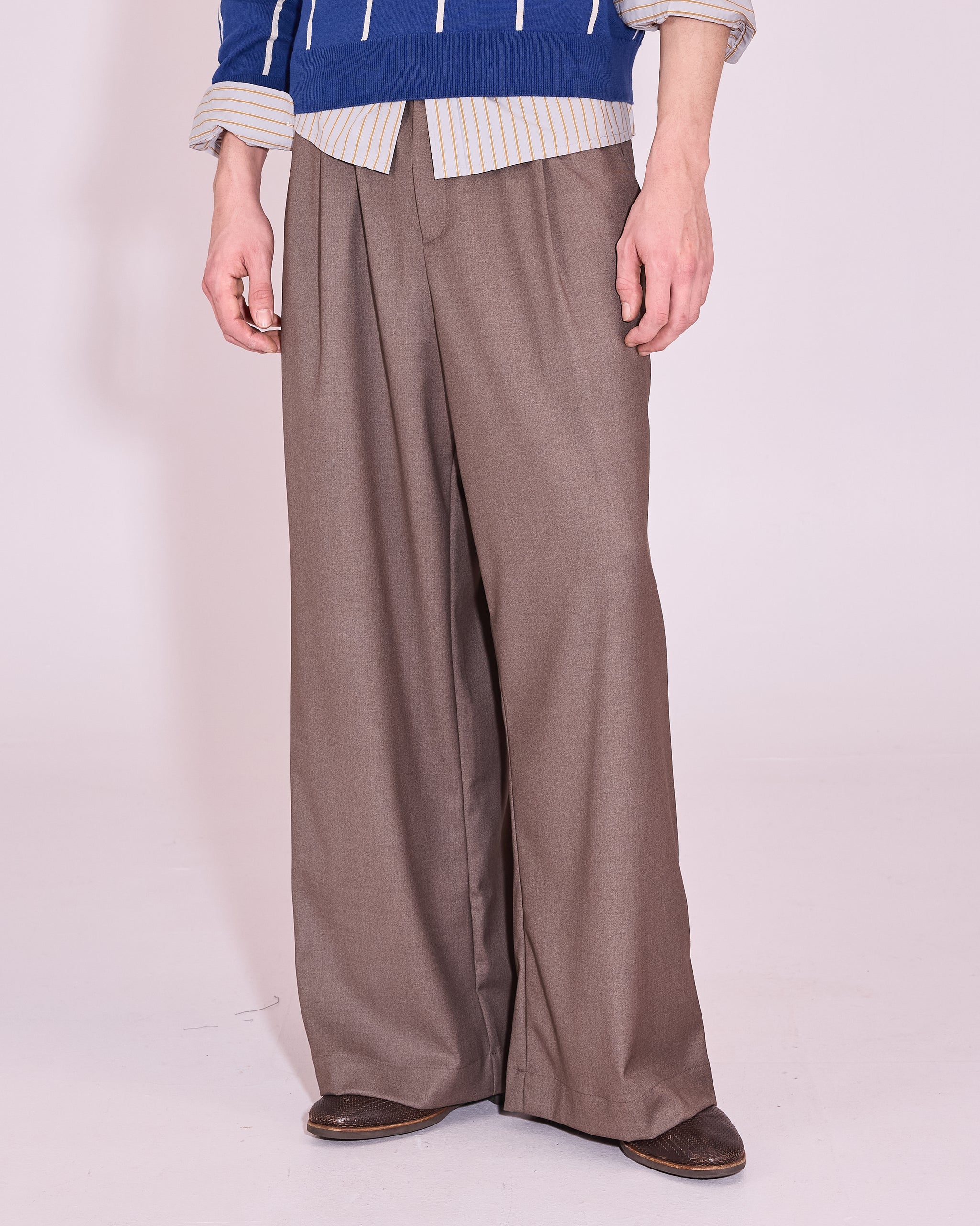 James trousers in taupe melee
