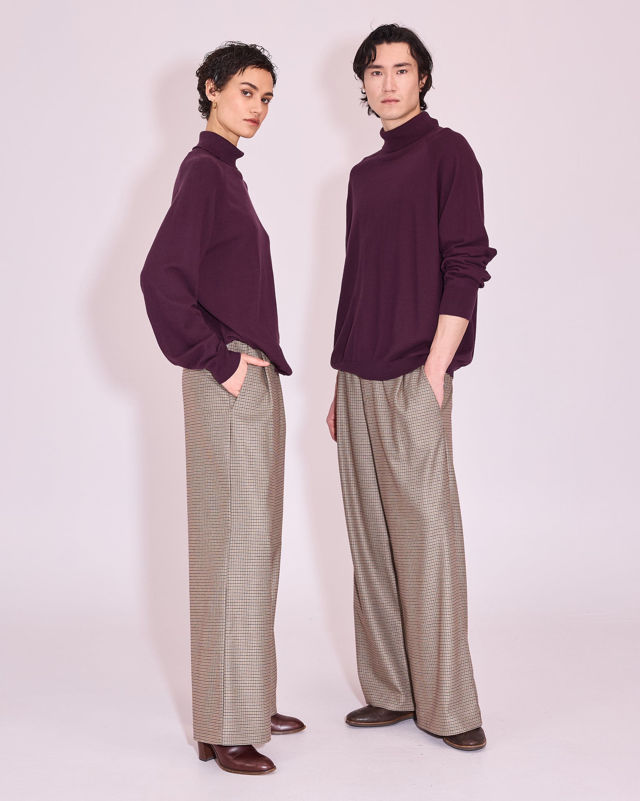 James broek in pied-de-poule