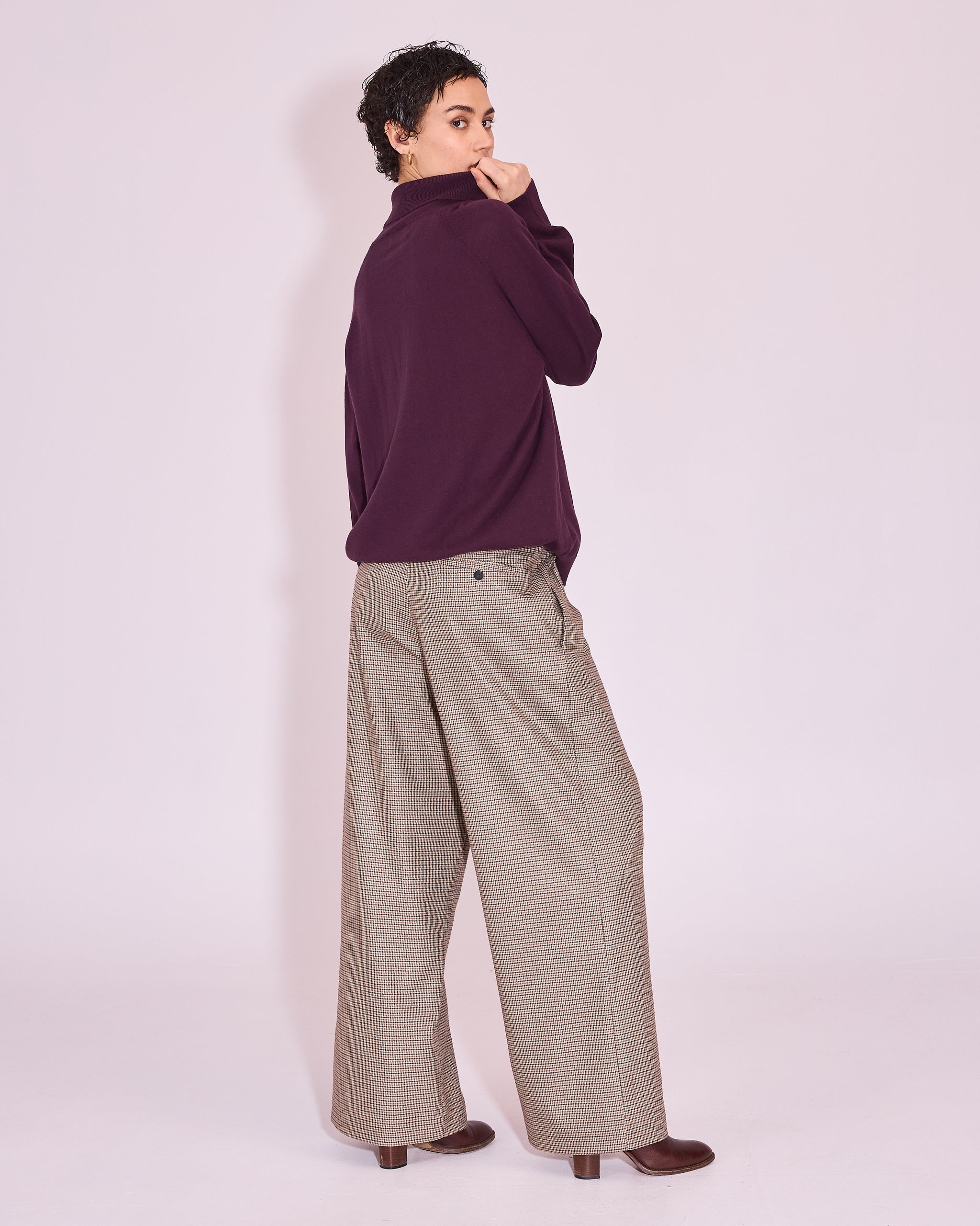 James broek in pied-de-poule
