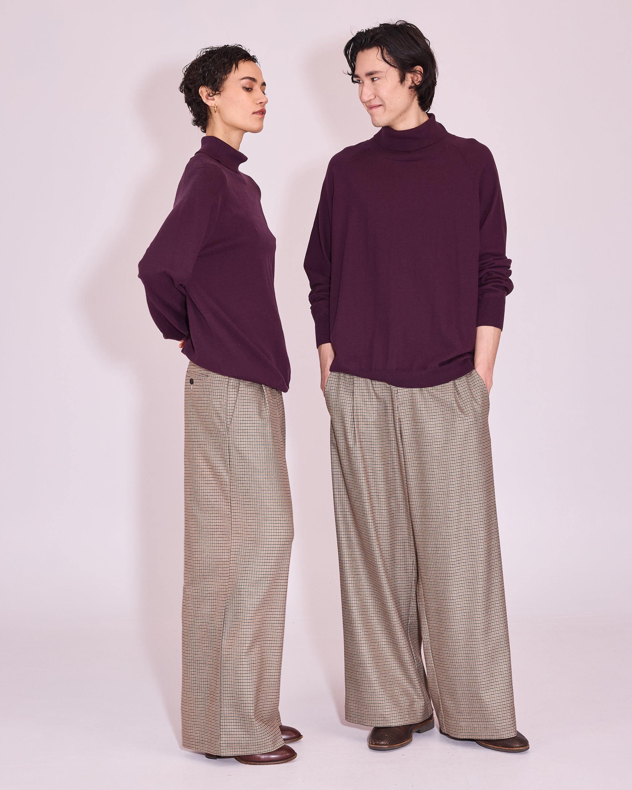 James broek in pied-de-poule
