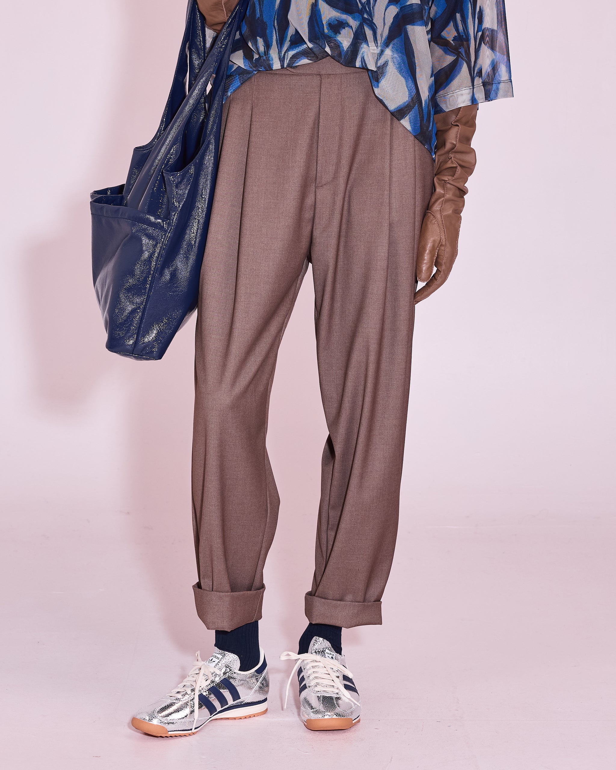 Jérome broek in taupe melee