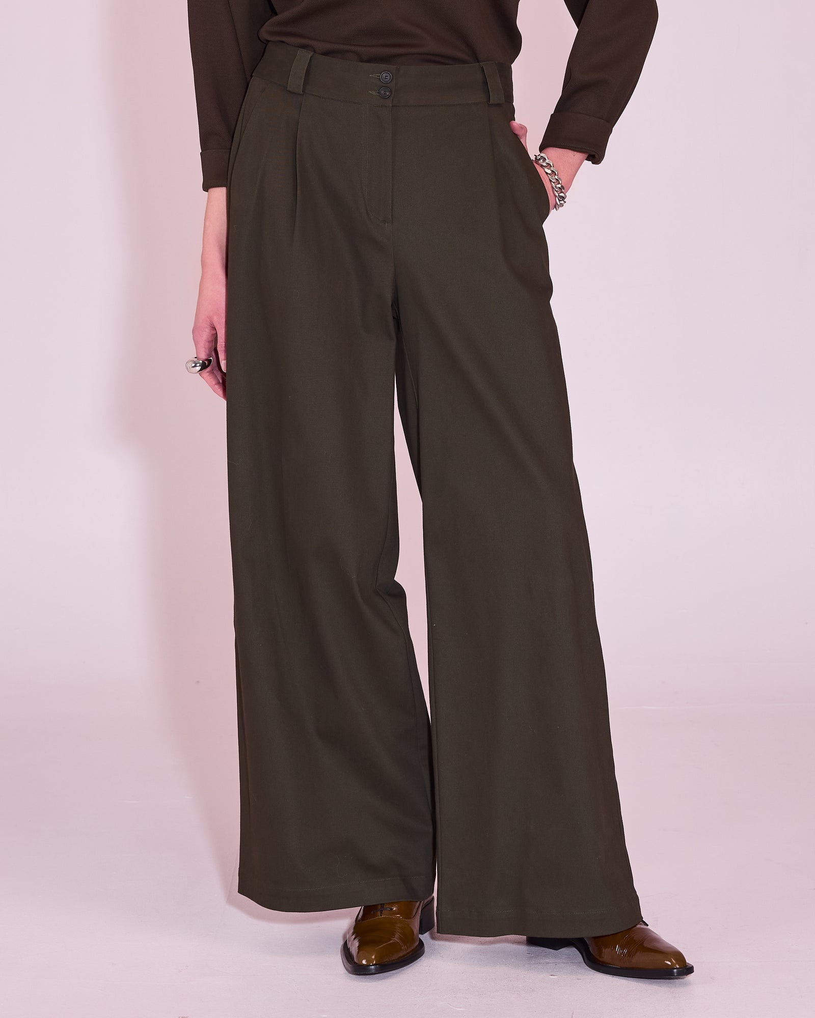 Zoella broek in winter moss