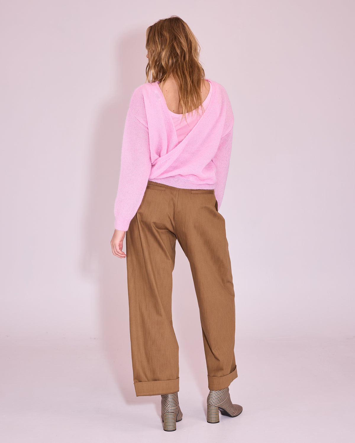 Harpo trousers in bronze brown