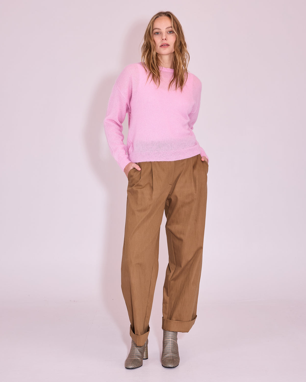 Harpo trousers in bronze brown