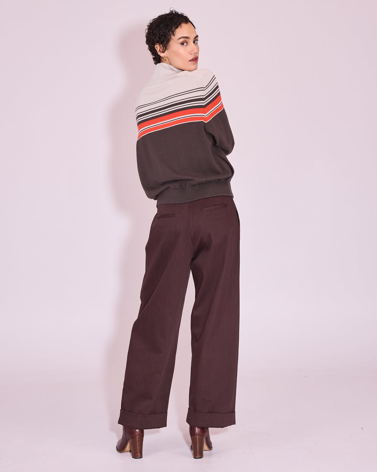 Harpo broek in dark chocolate