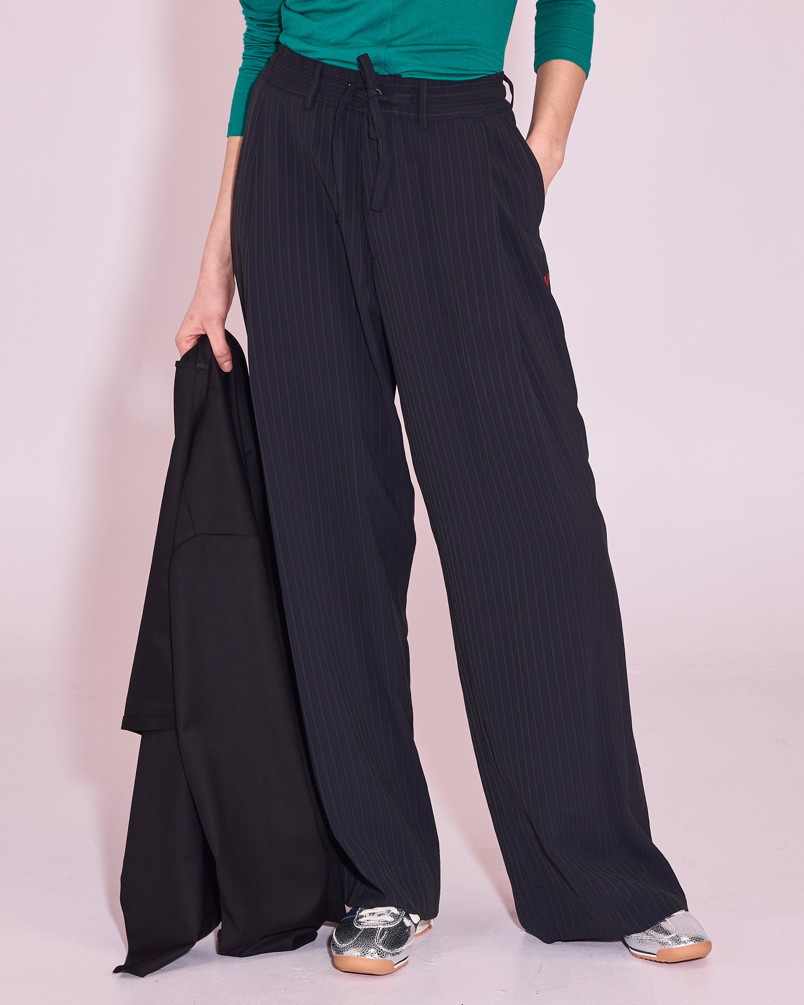 Haiko broek in dark blue / green