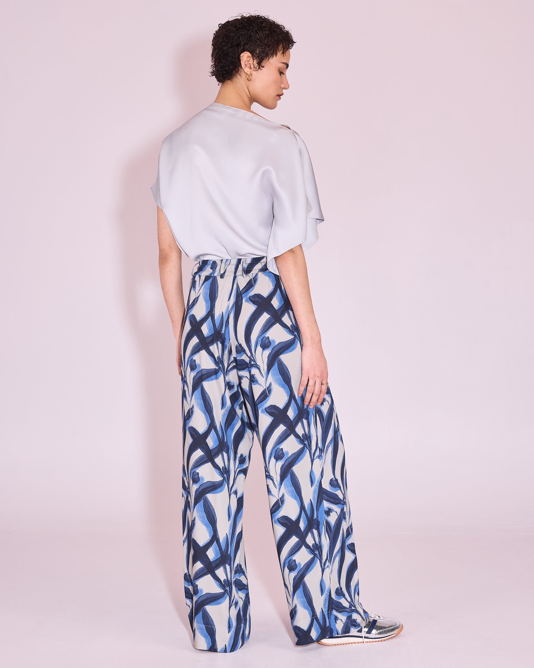 Haiko broek in blue leaves