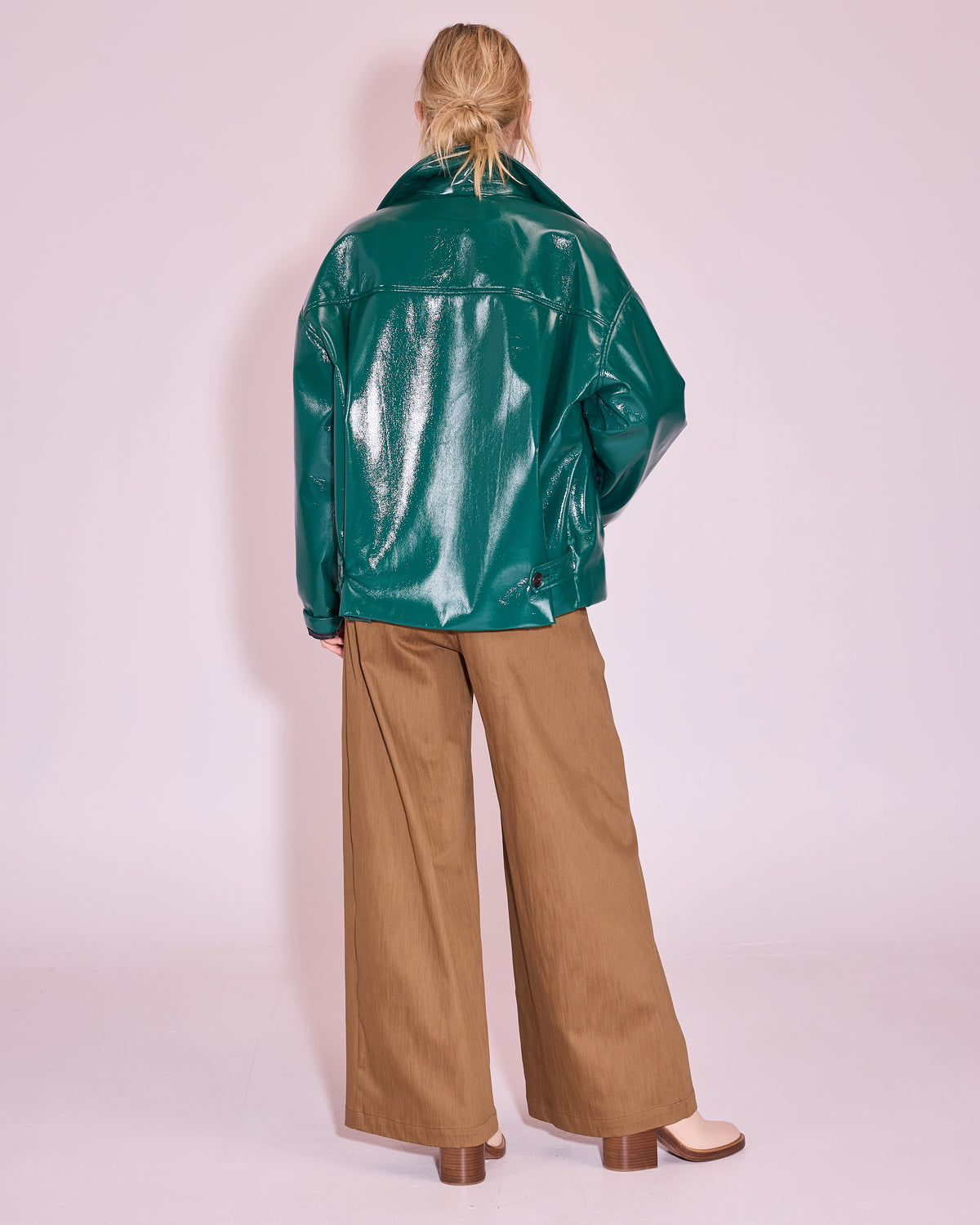 Guy trousers in bronze brown