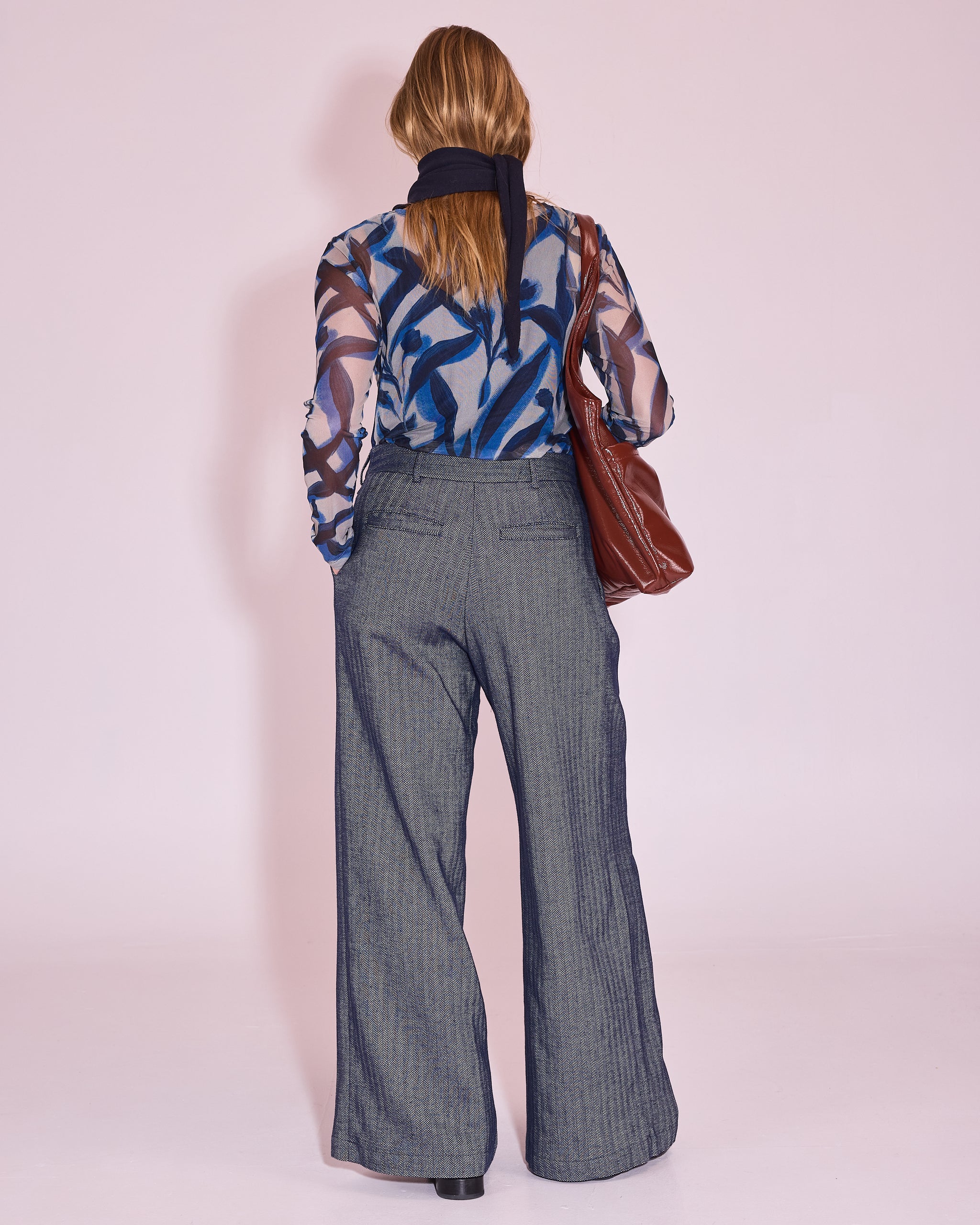 Guy trousers in academy blue
