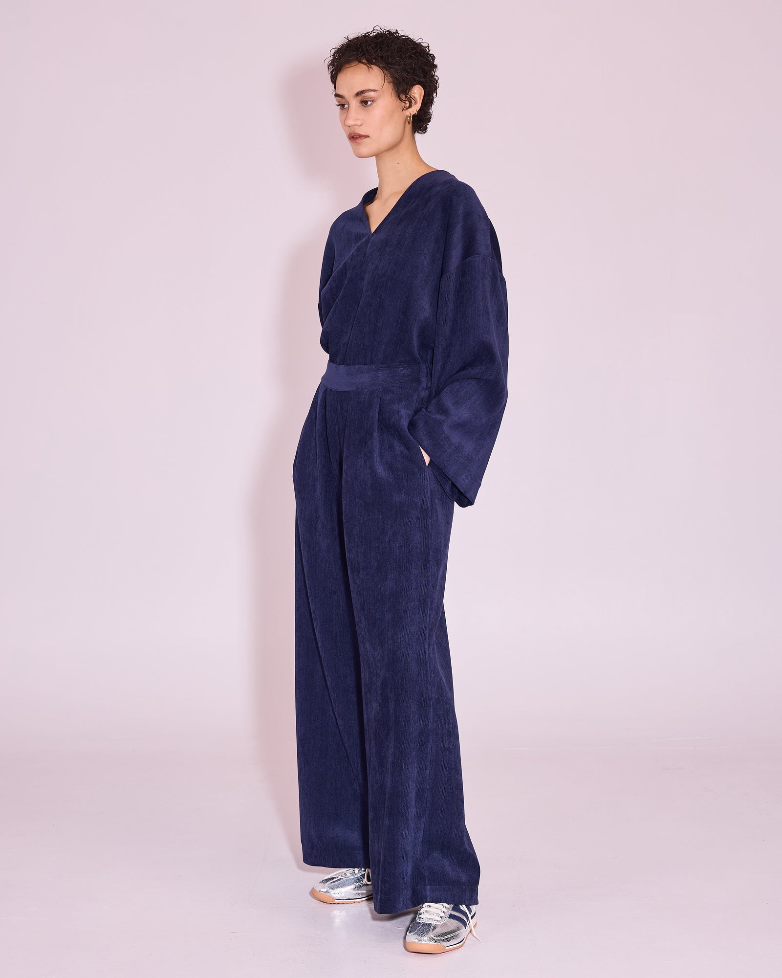 Egbert broek in deep cobalt