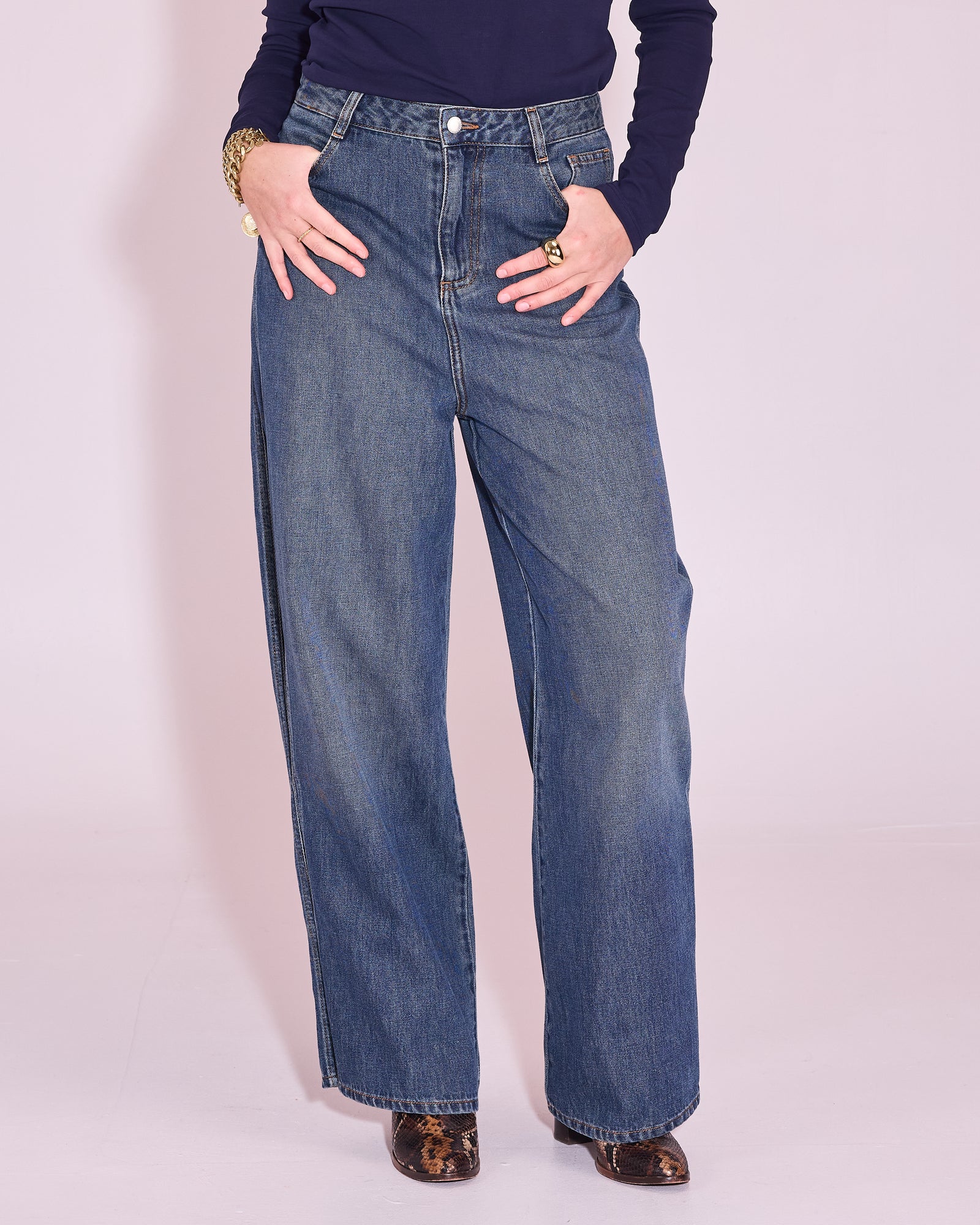 Jayden jeans in deep dive denim