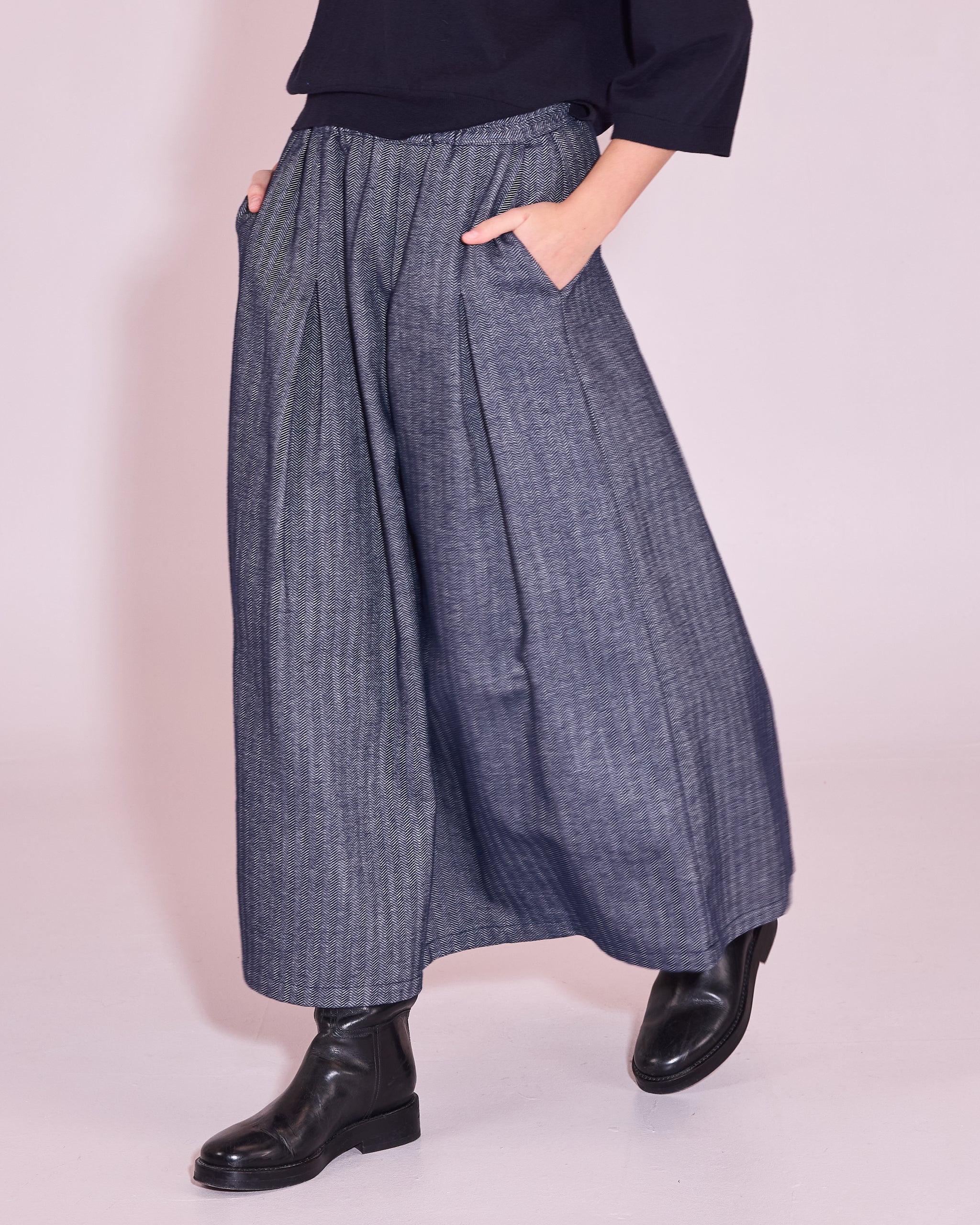 Fieke rok in academy blue