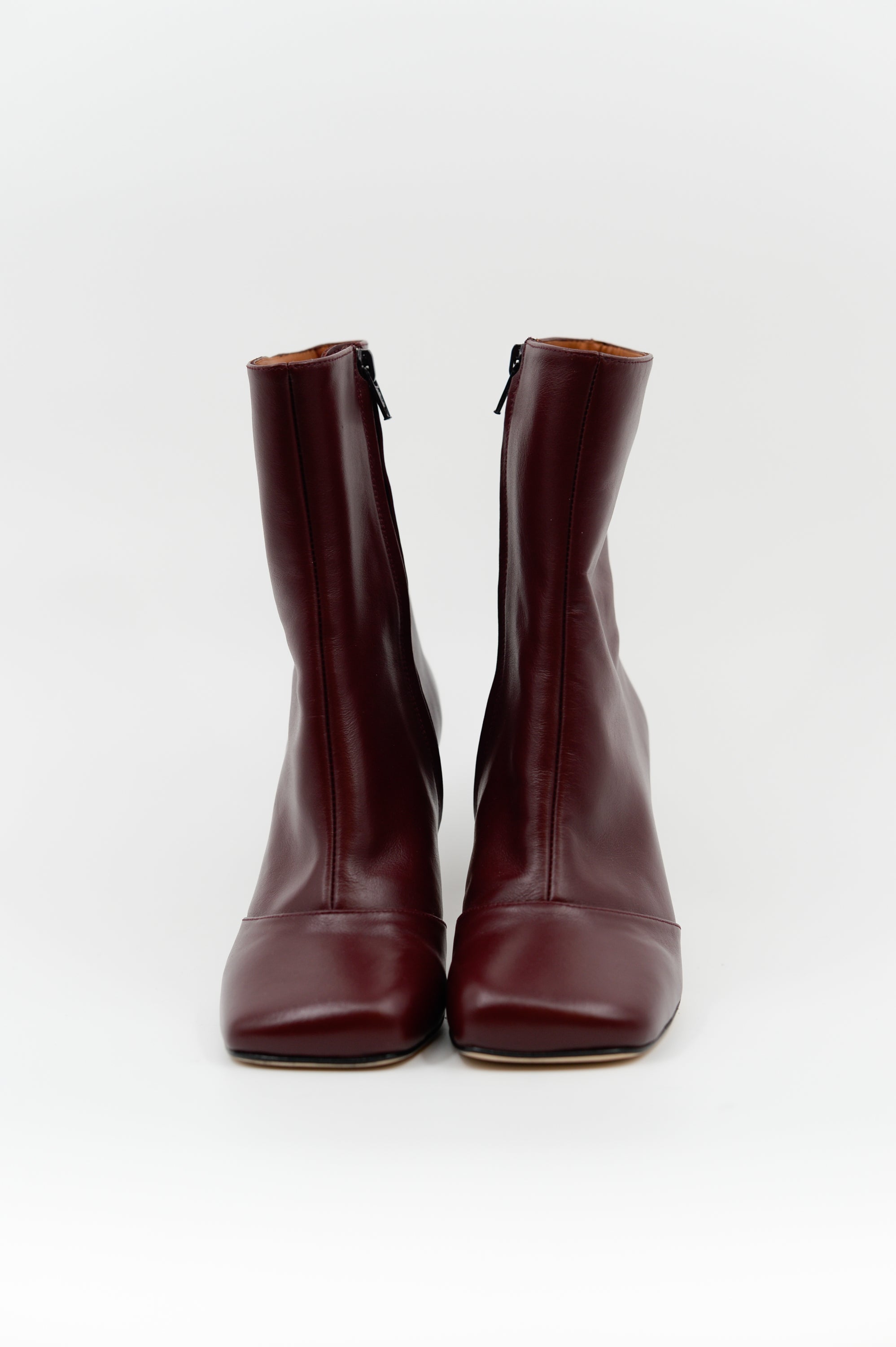Eames burgundy ankle boot