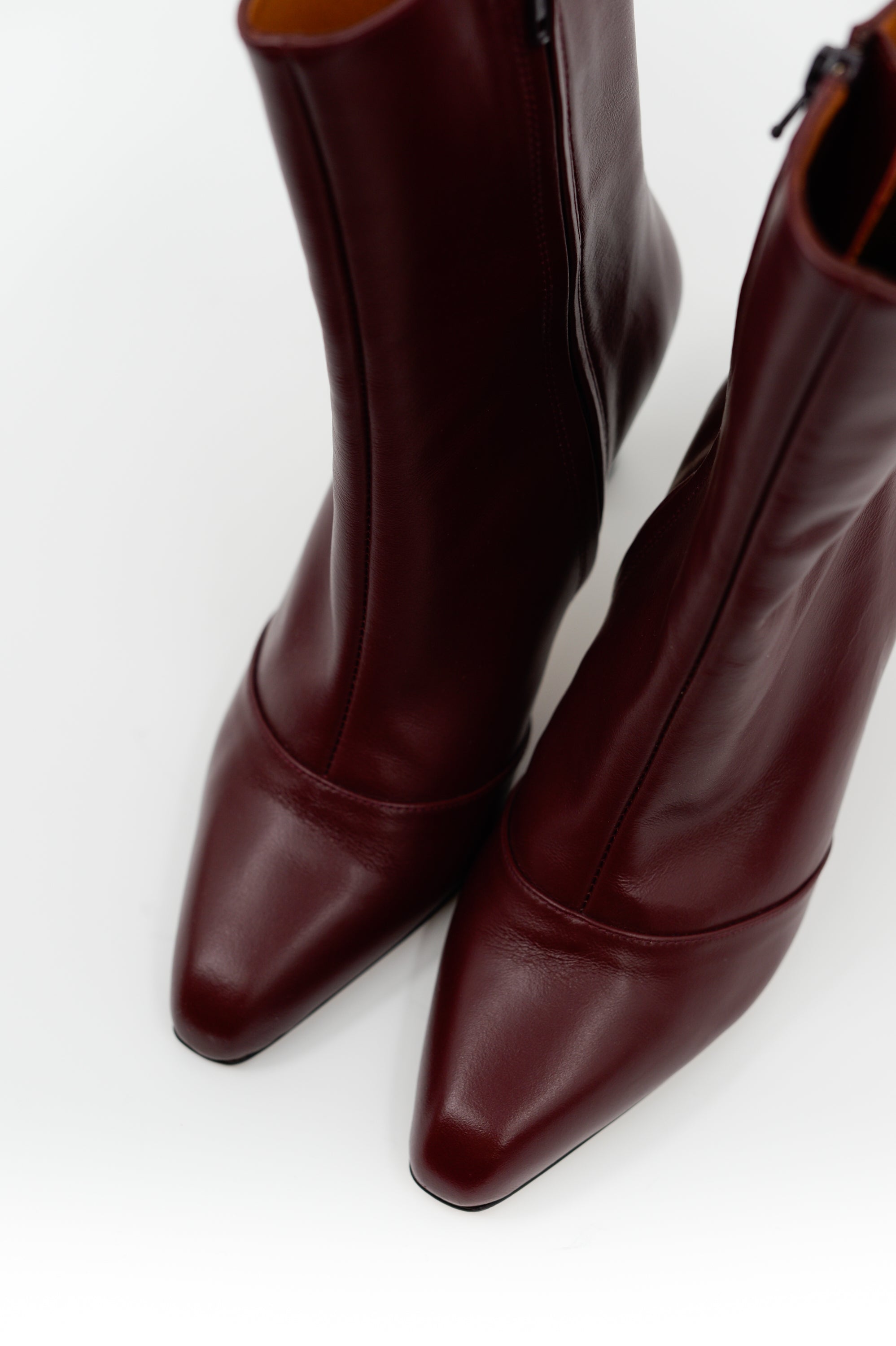 Elize bottine en bordeaux