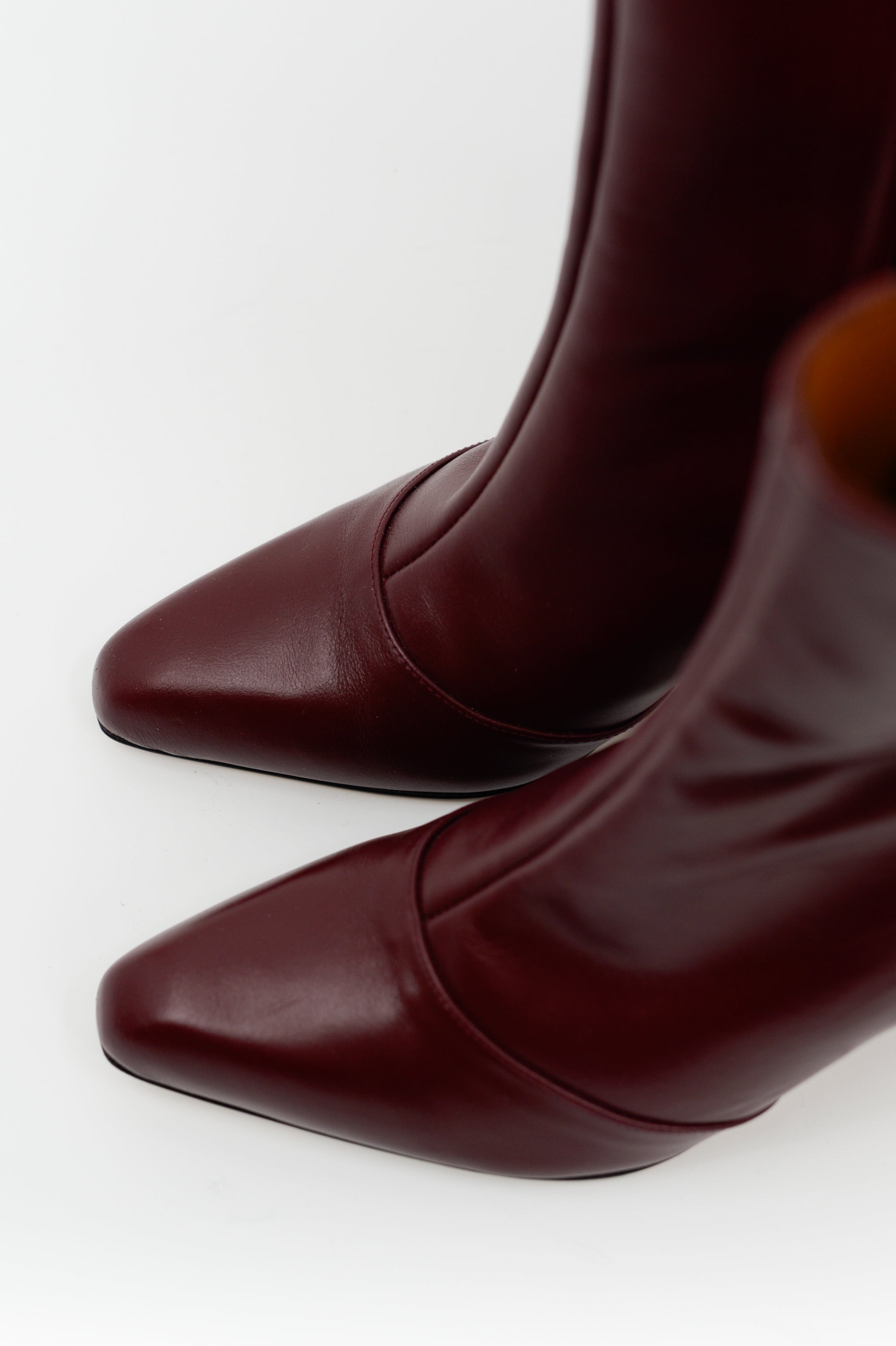 Elize bottine en bordeaux