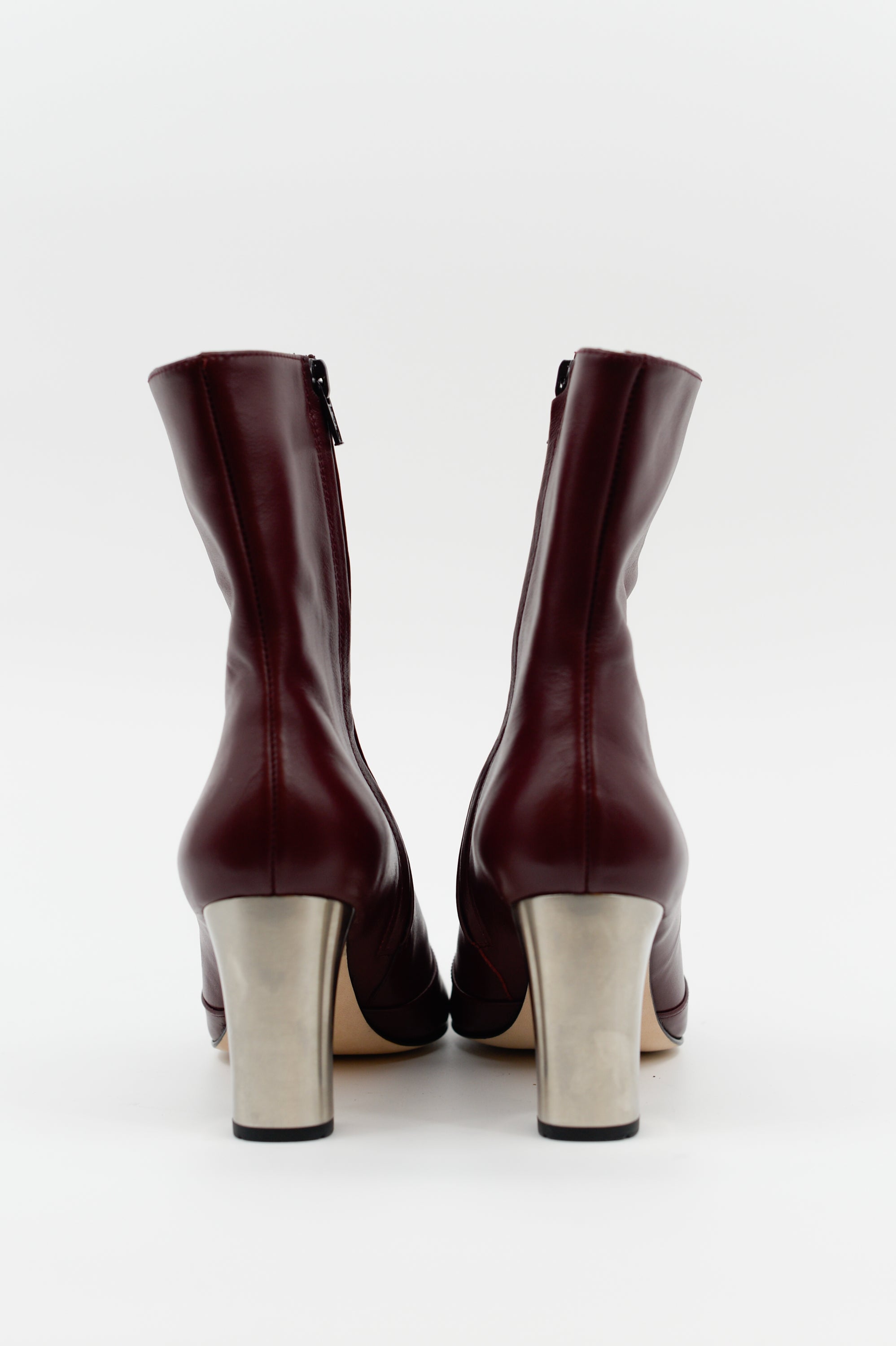 Elize bottine en bordeaux