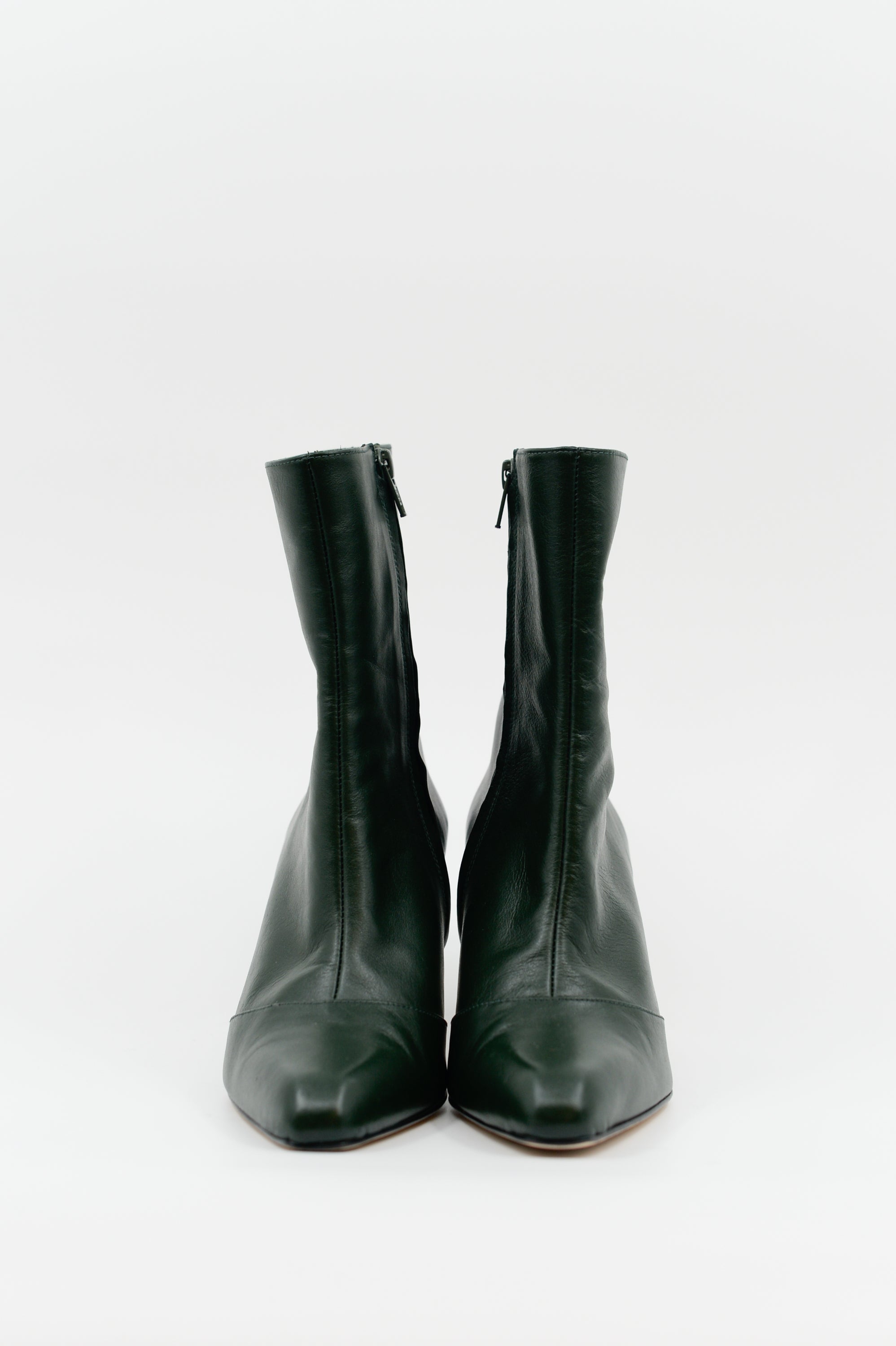 Elize bottine en vert sacramento