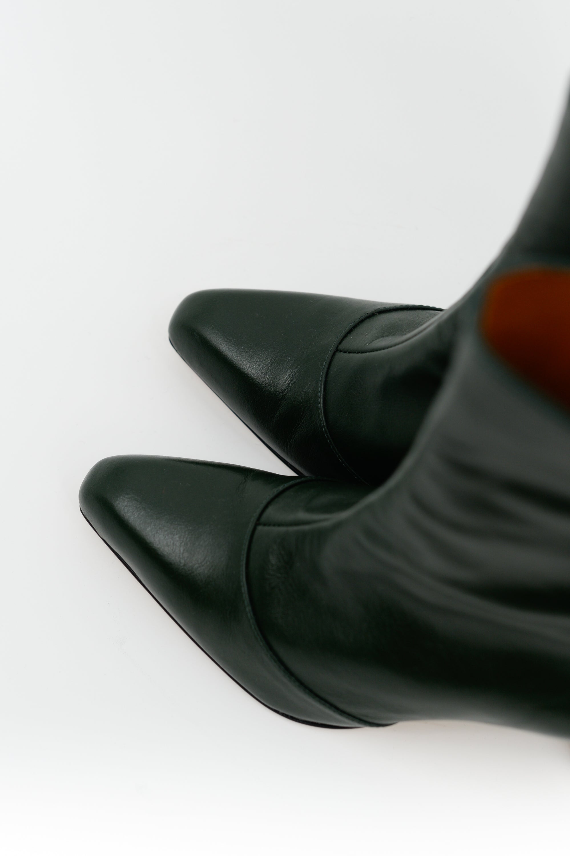 Elize bottine en vert sacramento