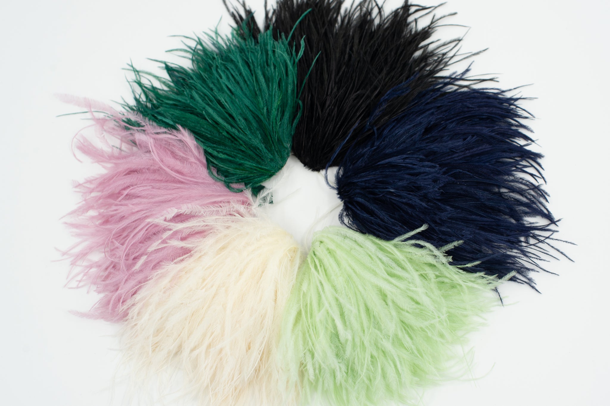 Broche Zaza avec plumes ecru