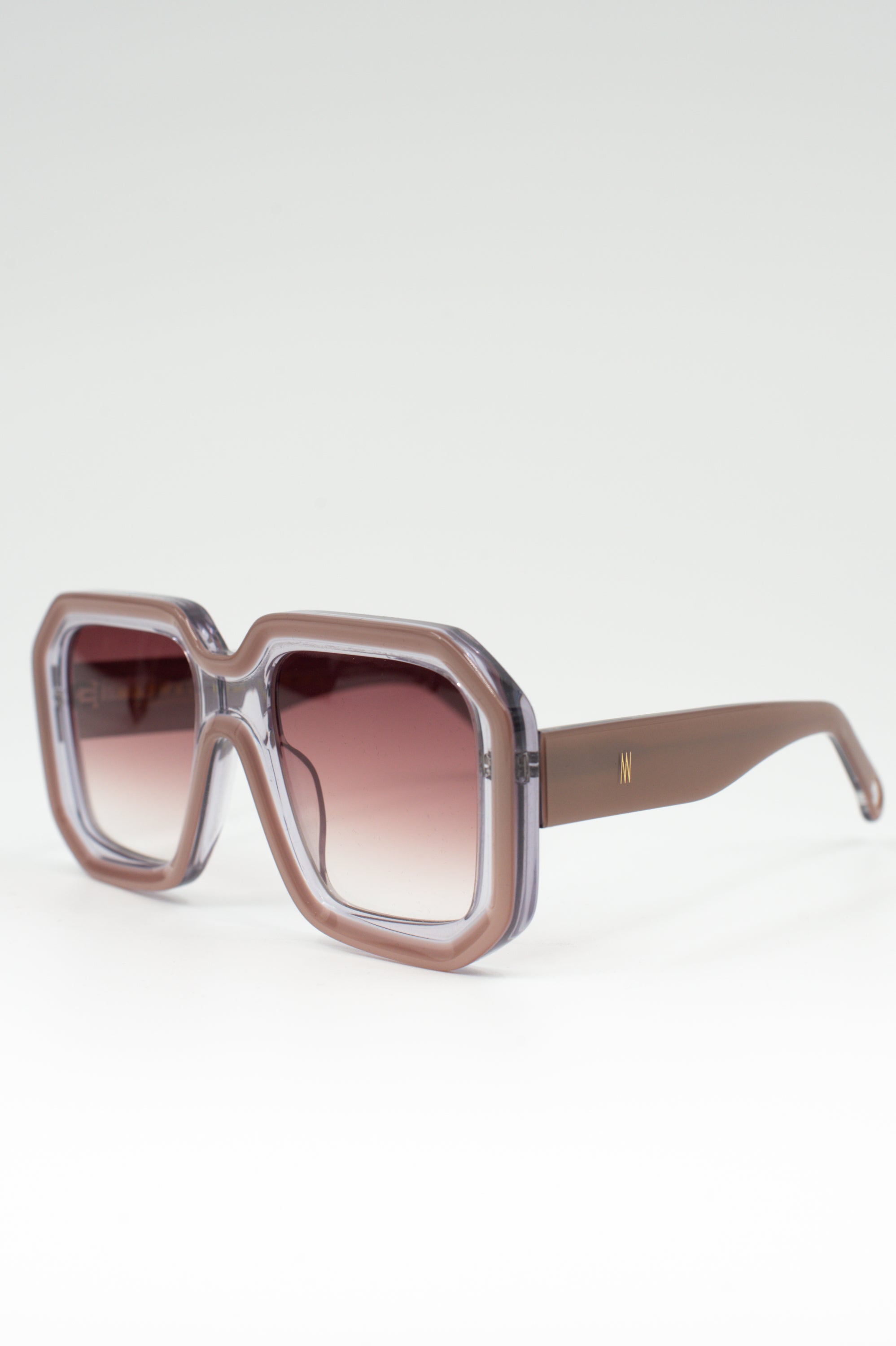 Onassis lunettes de soleil taupe / rose