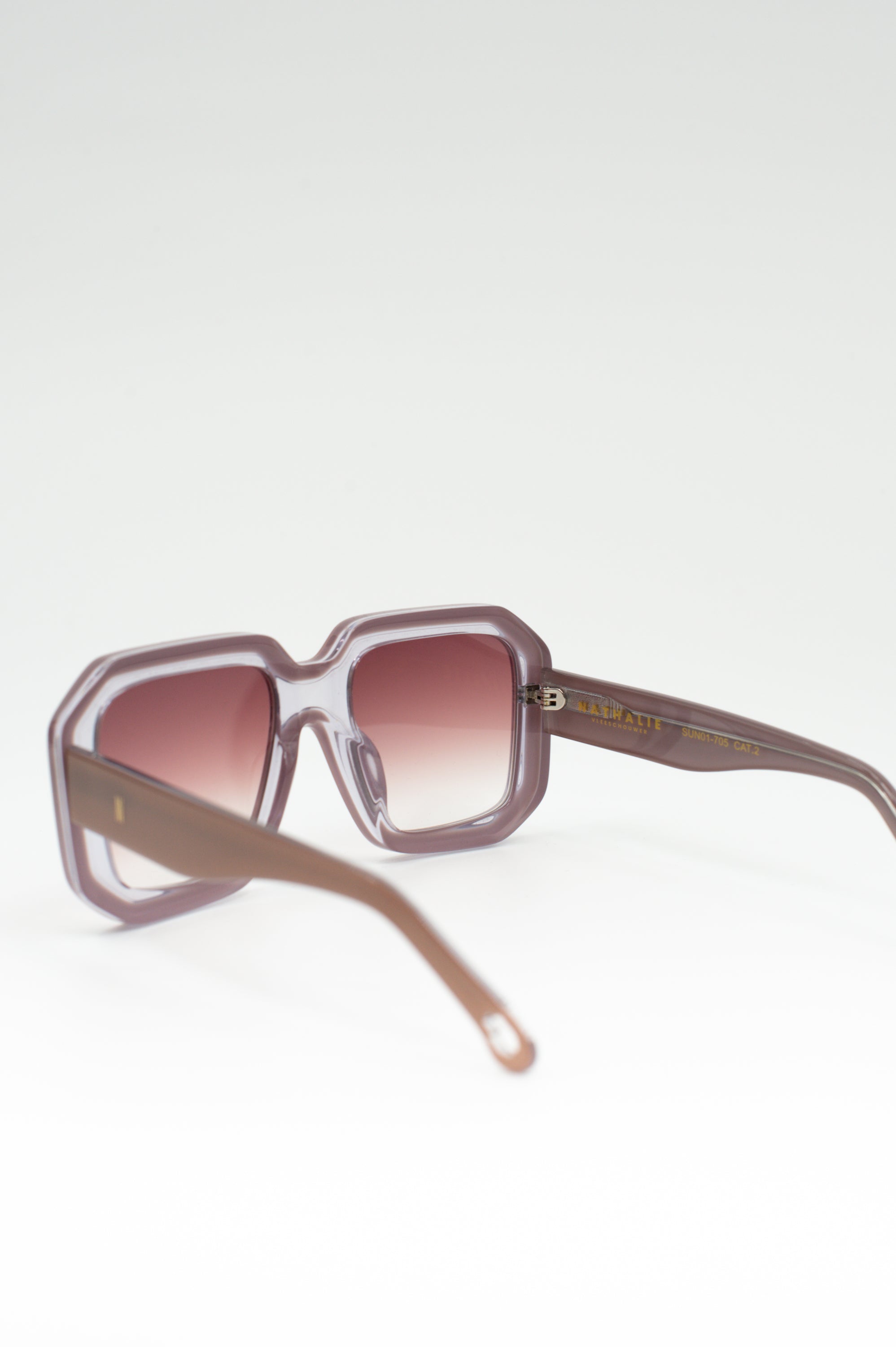 Onassis lunettes de soleil taupe / rose