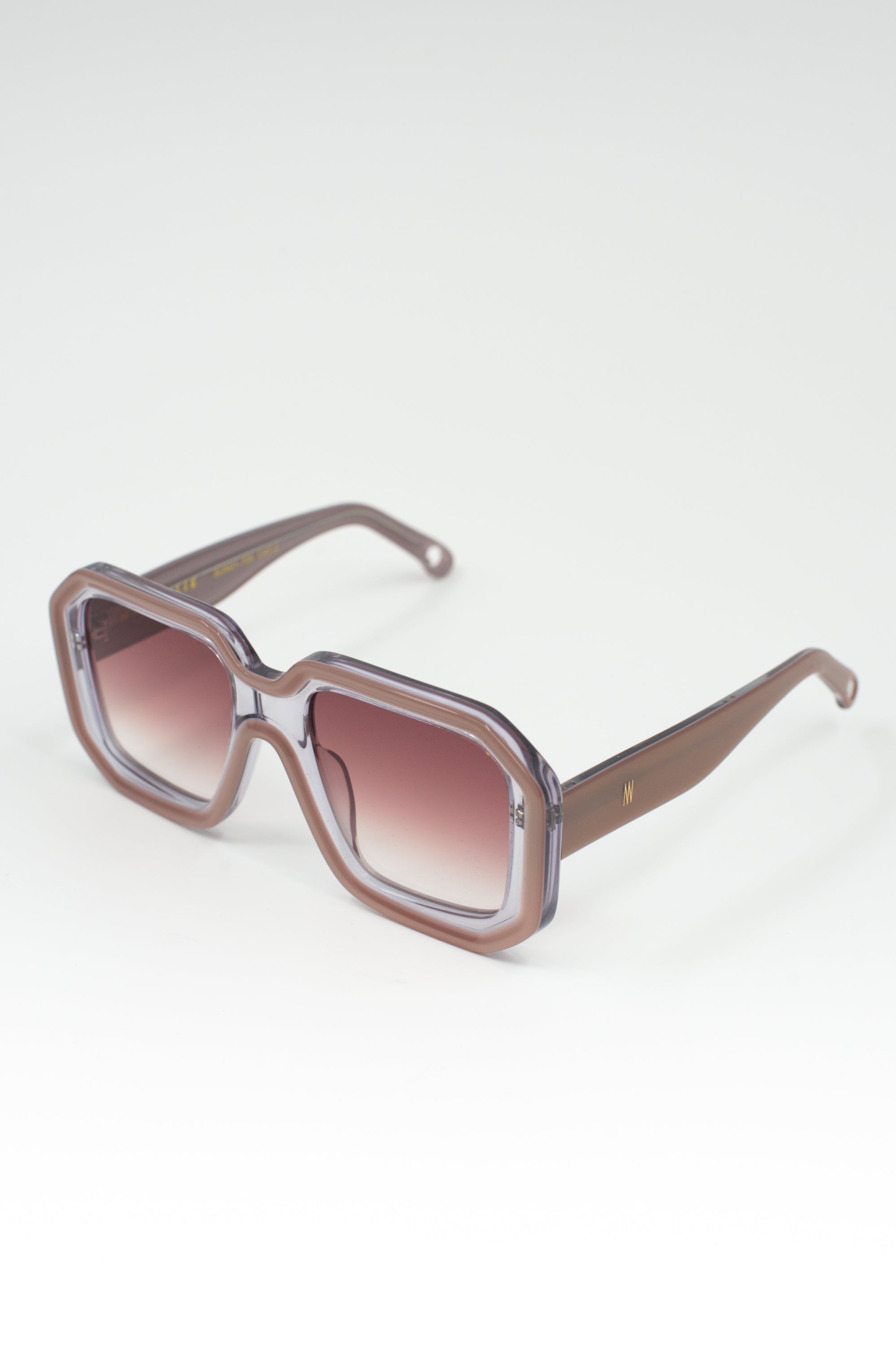 Onassis lunettes de soleil taupe / rose