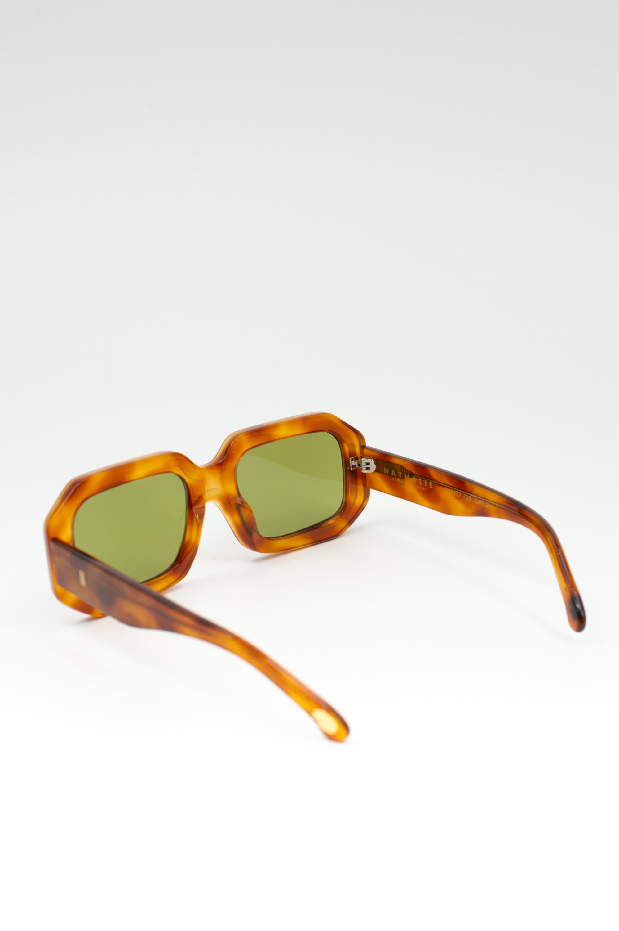 Jackie lunettes de soleil en écaille claire / olive