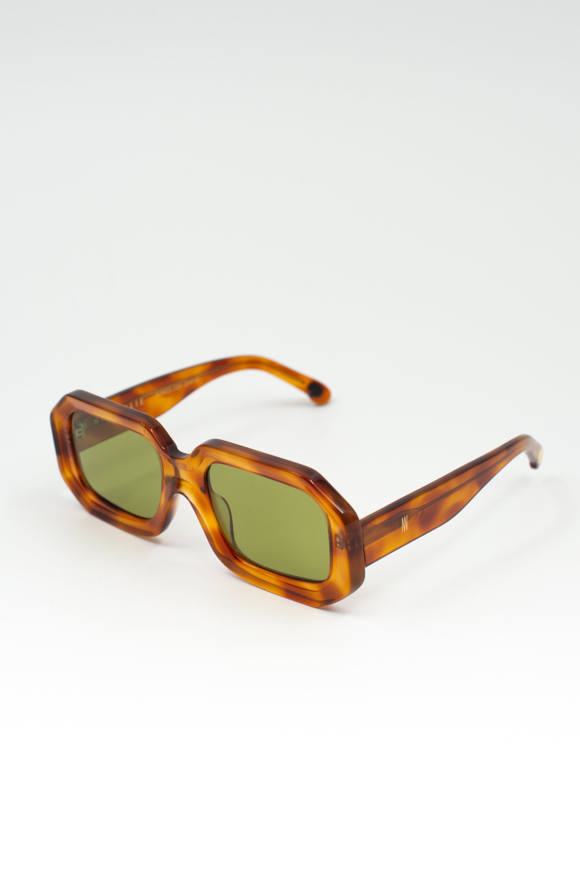 Jackie lunettes de soleil en écaille claire / olive