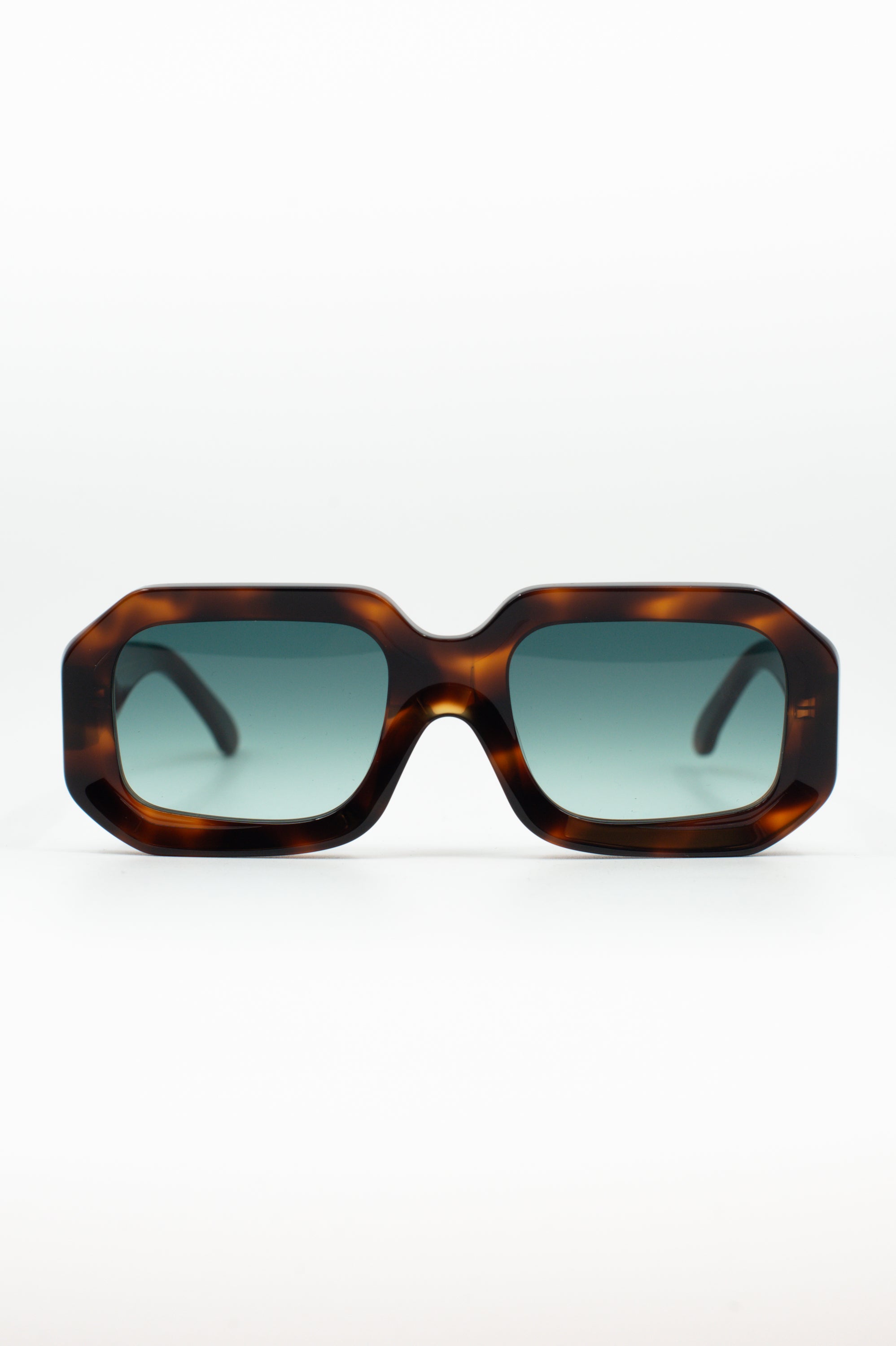 Jackie lunettes de soleil en tortue / bleu