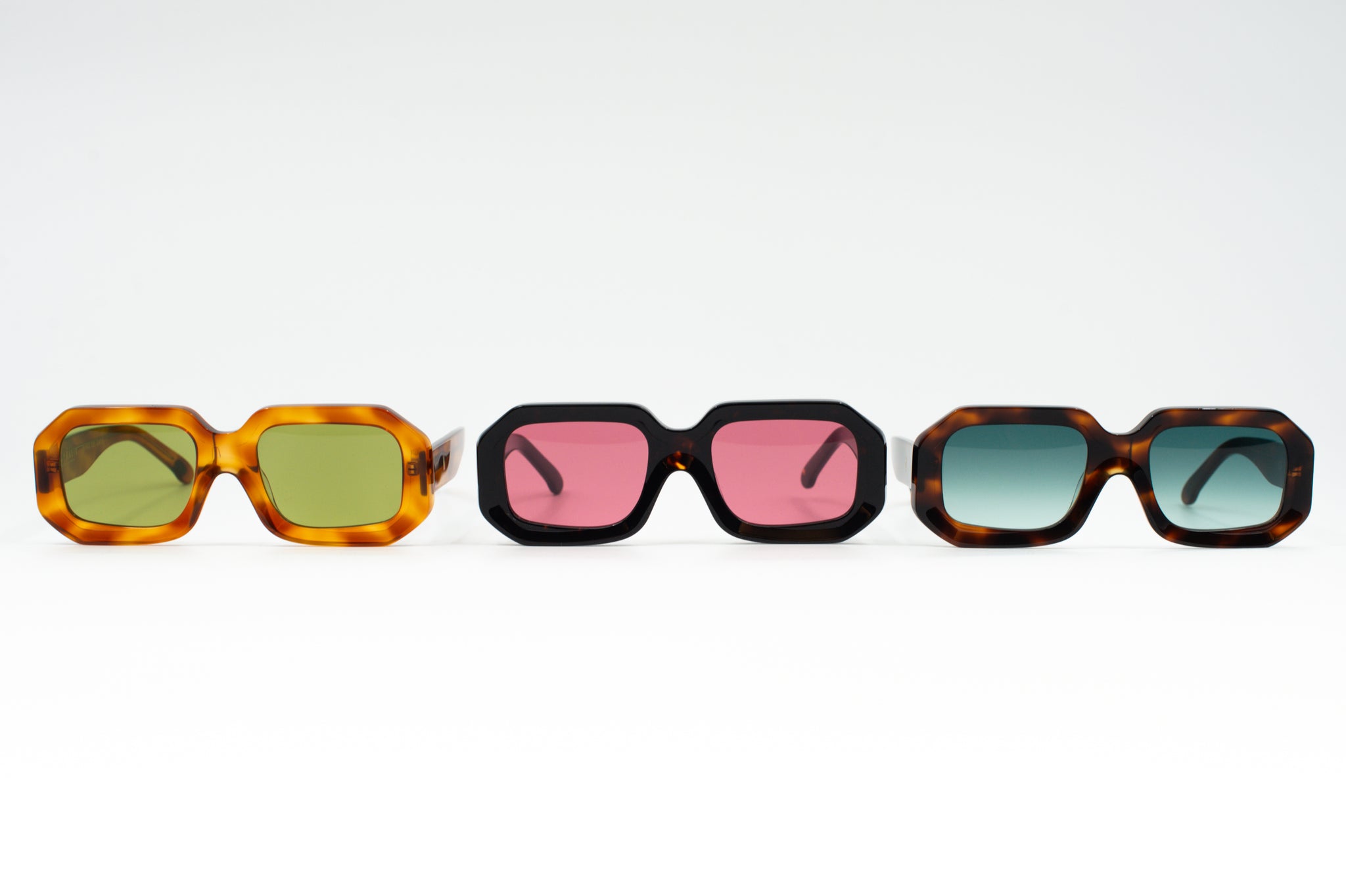 Jackie lunettes de soleil en tortue / bleu