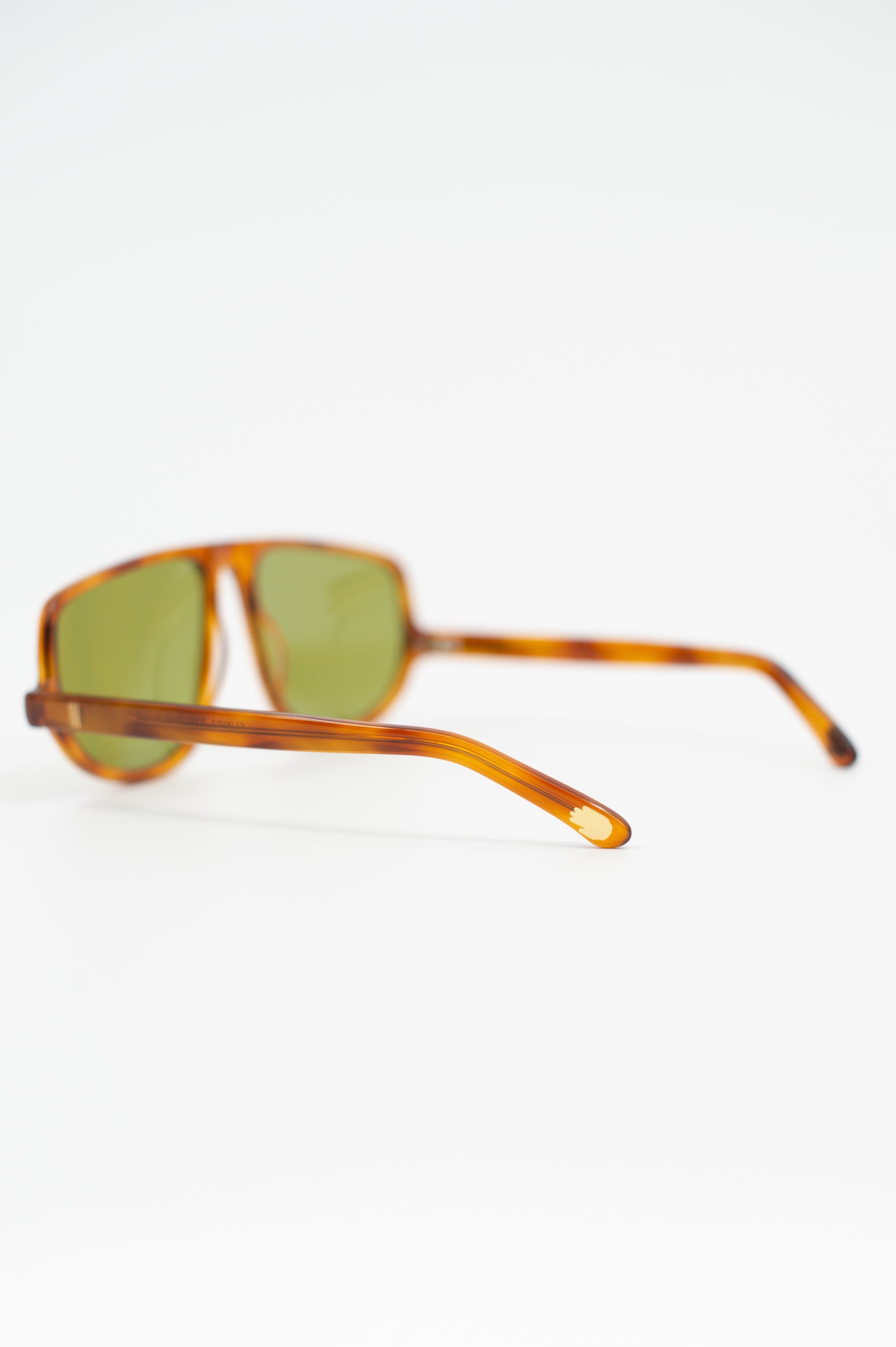 Felice lunettes de soleil en écaille claire / olive