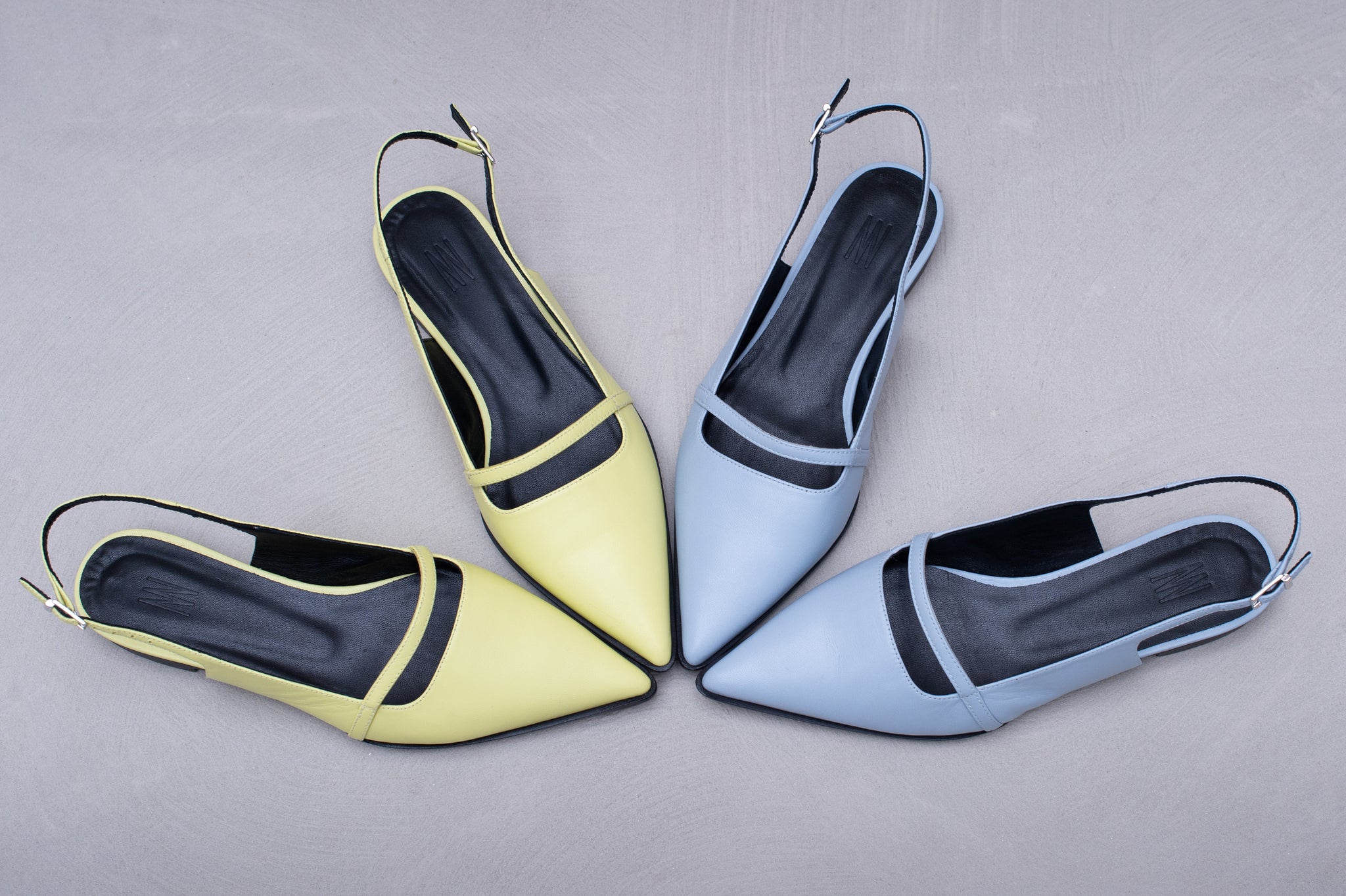 Dallie slingback en bleu crépuscule