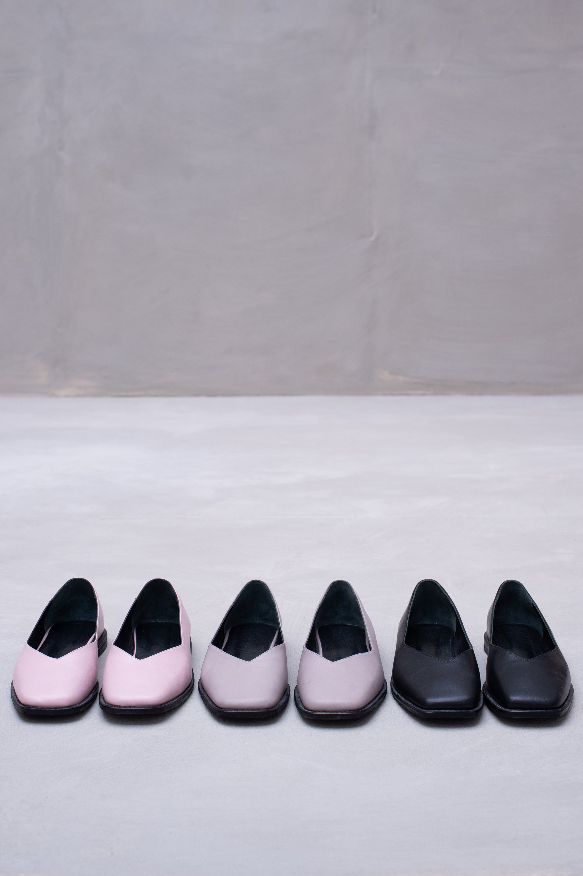 Faiza ballerina in misty rose