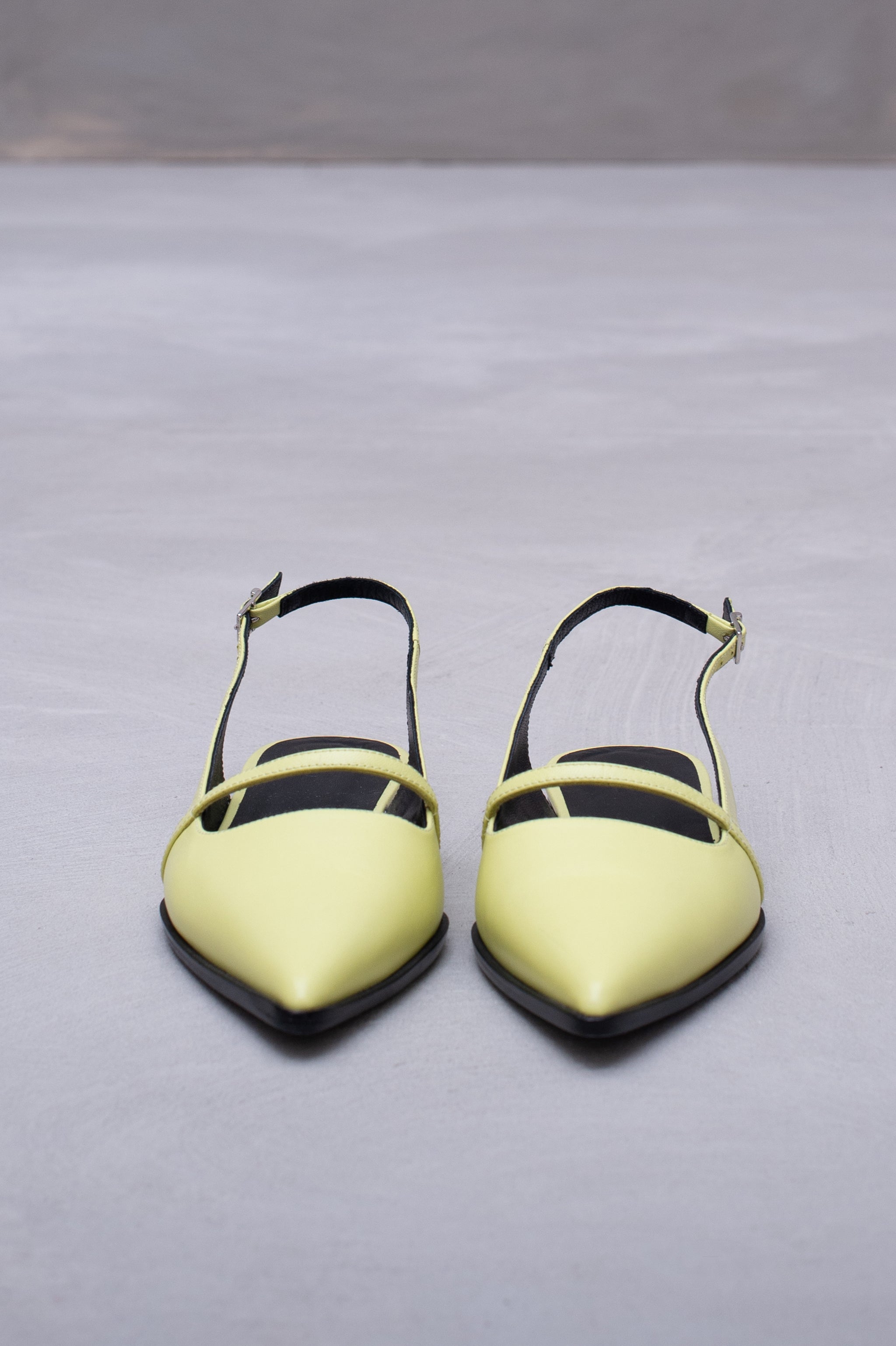 Dallie slingback en herbe citronnelle