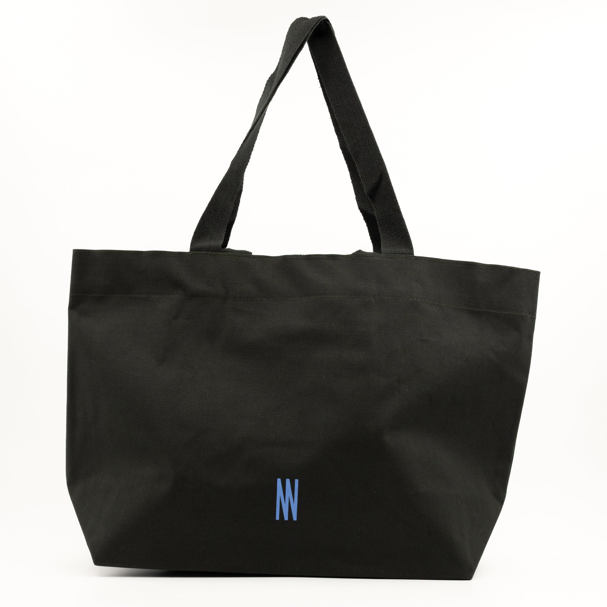 Maxi shopper in black olive