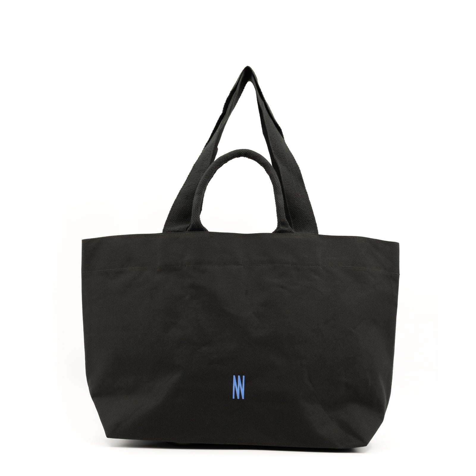 Midi shopper in black olive