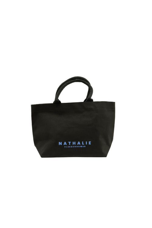 Small shopper in black olive
