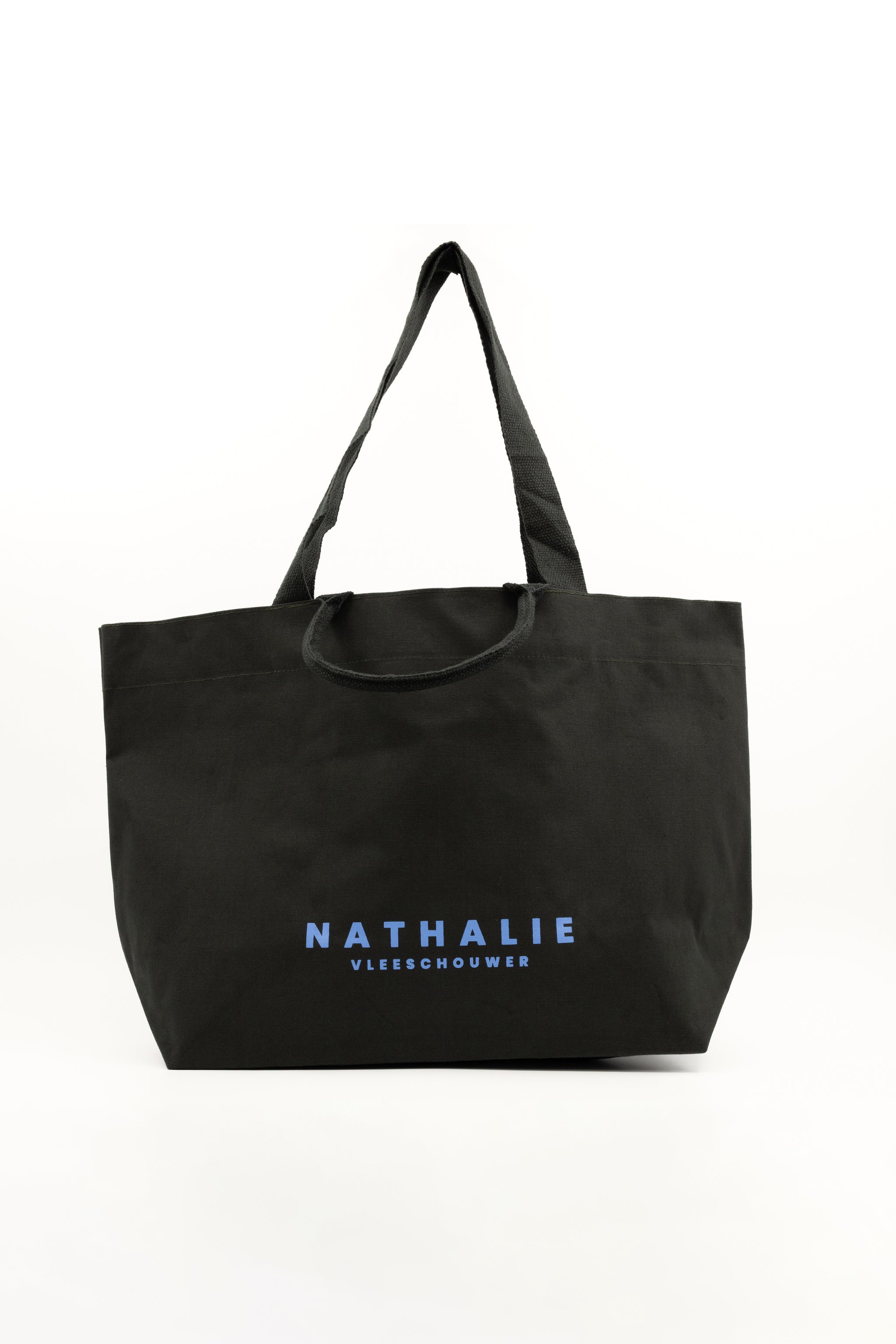 Maxi shopper in black olive