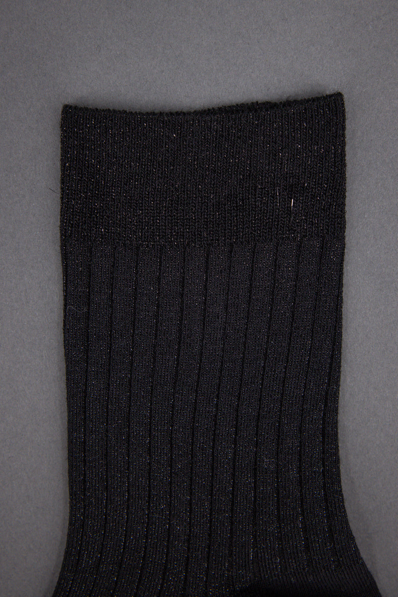 Gido lurex sok in black+black