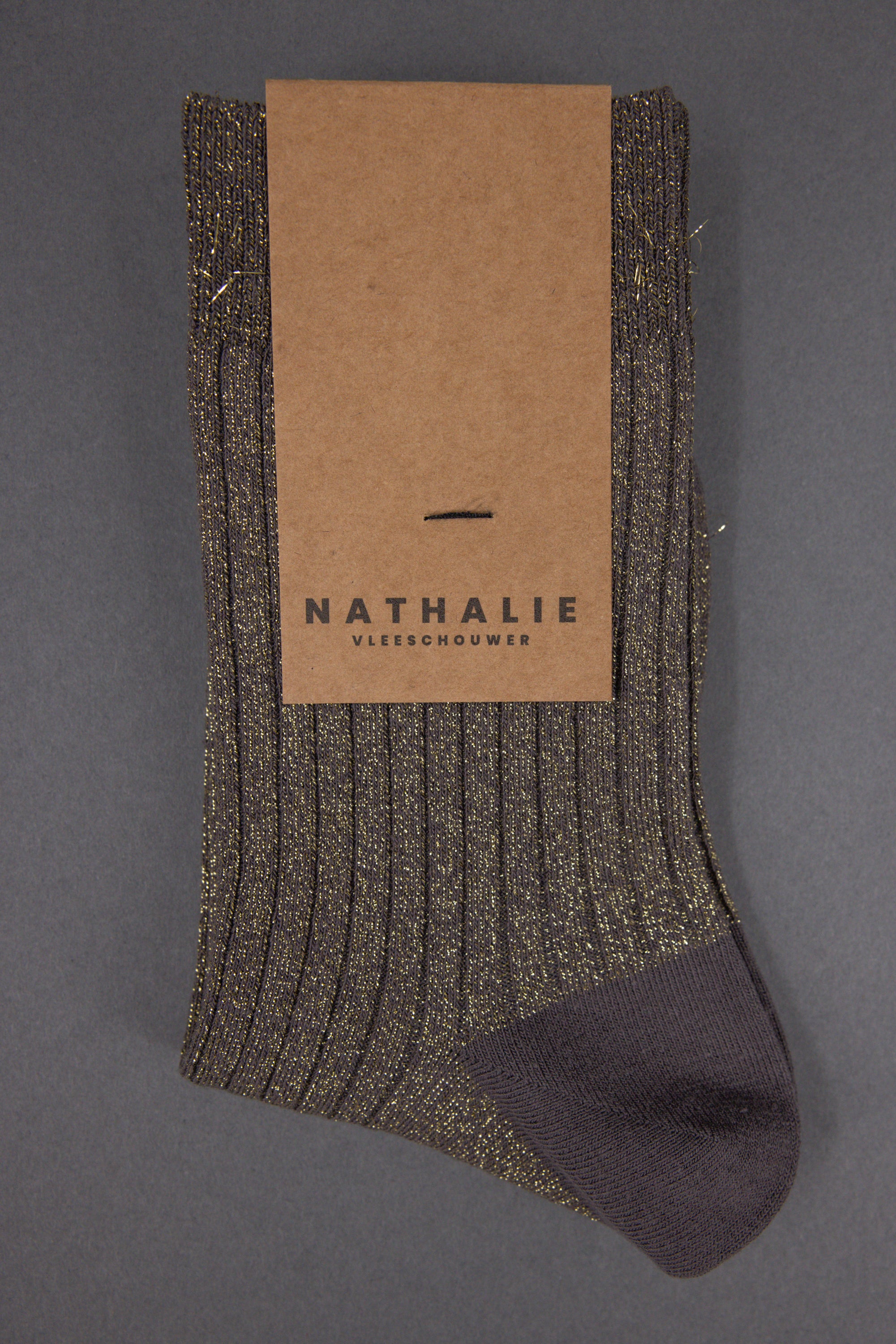 Gido lurex sok in sand+gold