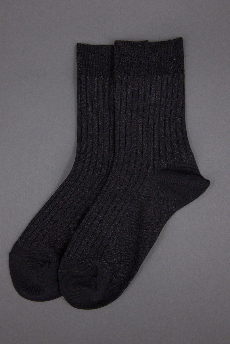 Gido lurex sok in black+black