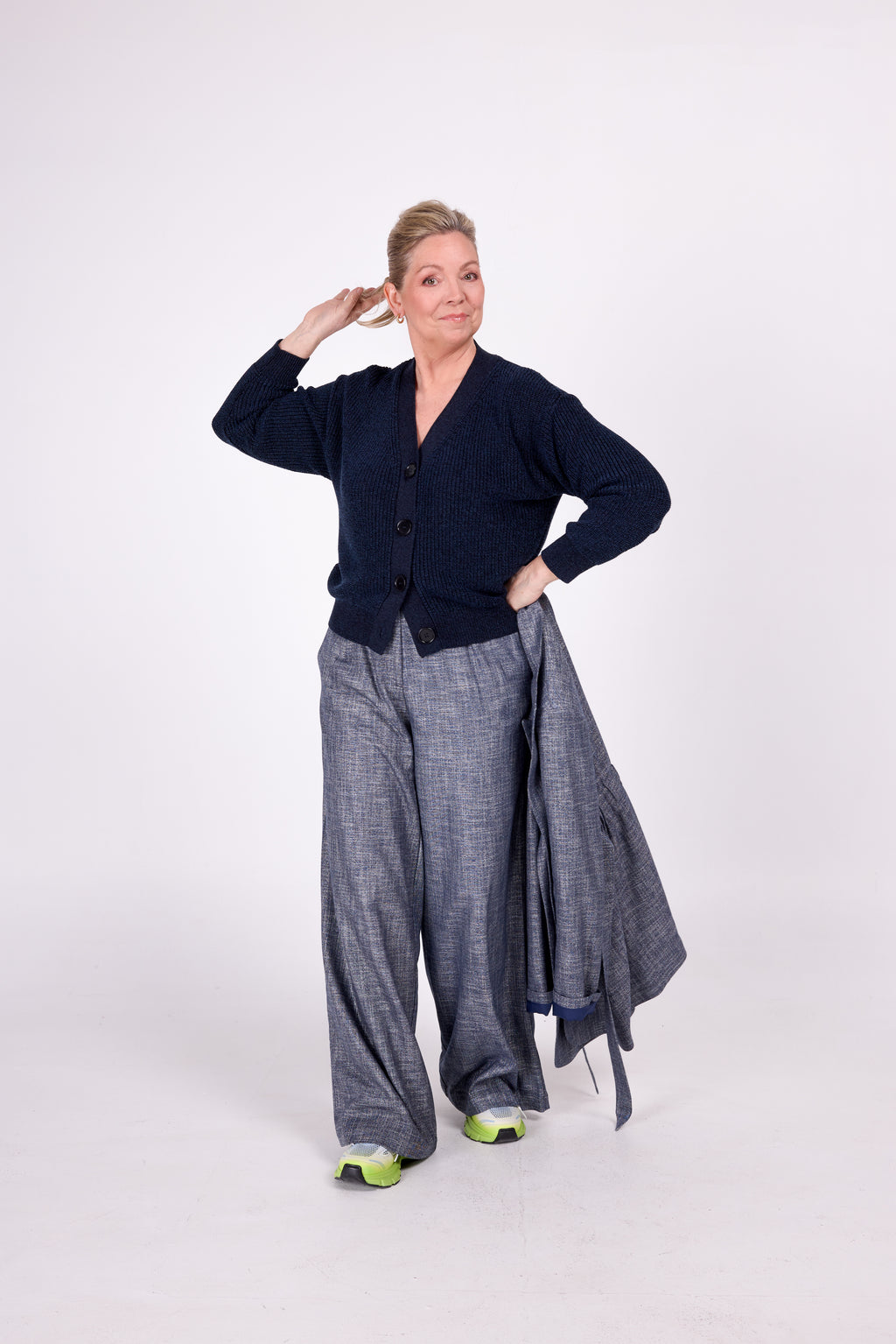 Velasco midnight blue cardigan